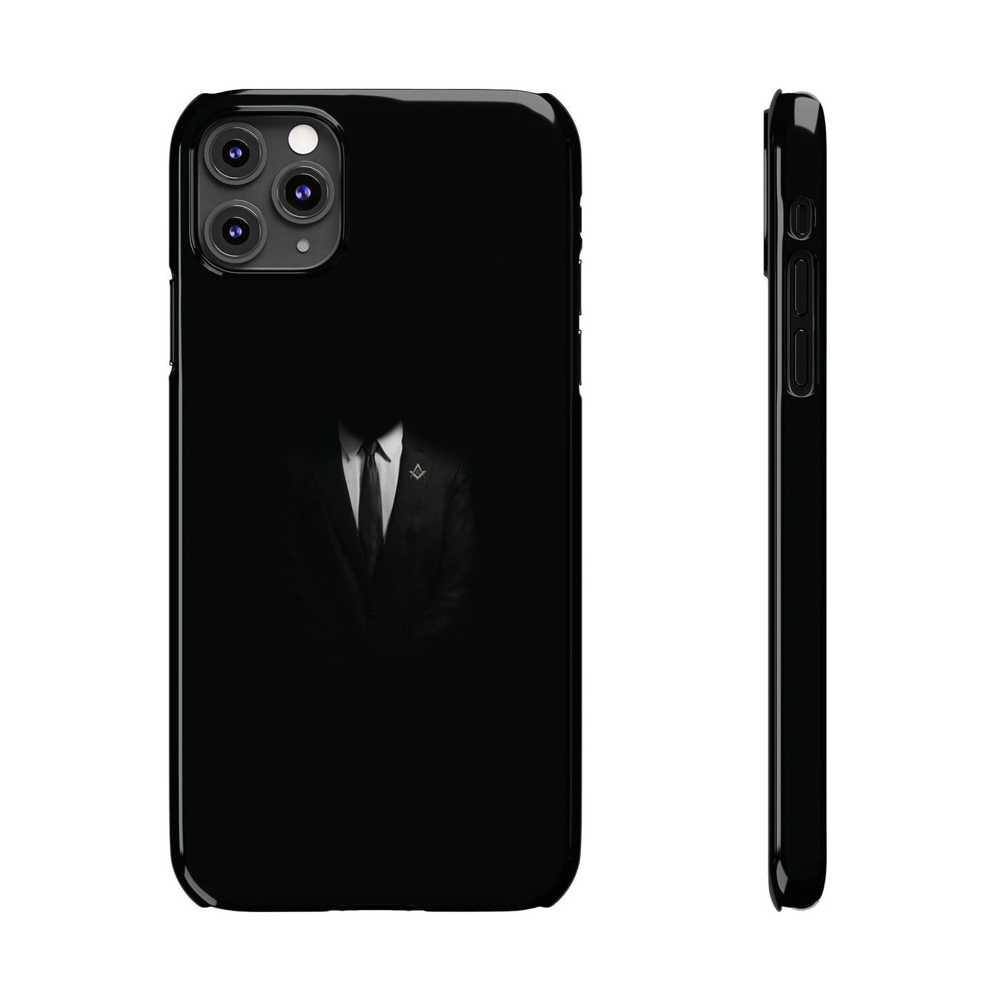 BLACK - Slim Phone Case