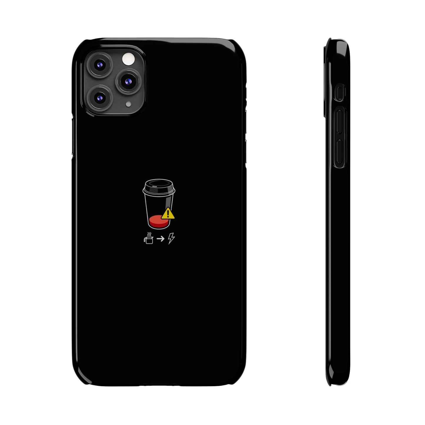BLACK - Slim Phone Case