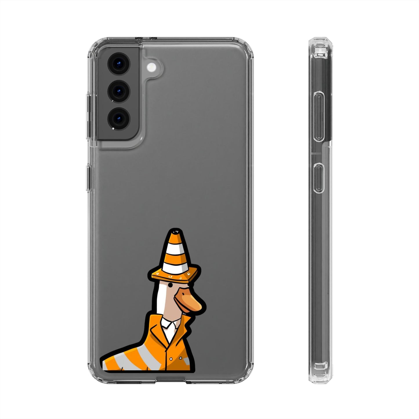 SAFE DUCK - Clear Phone Case