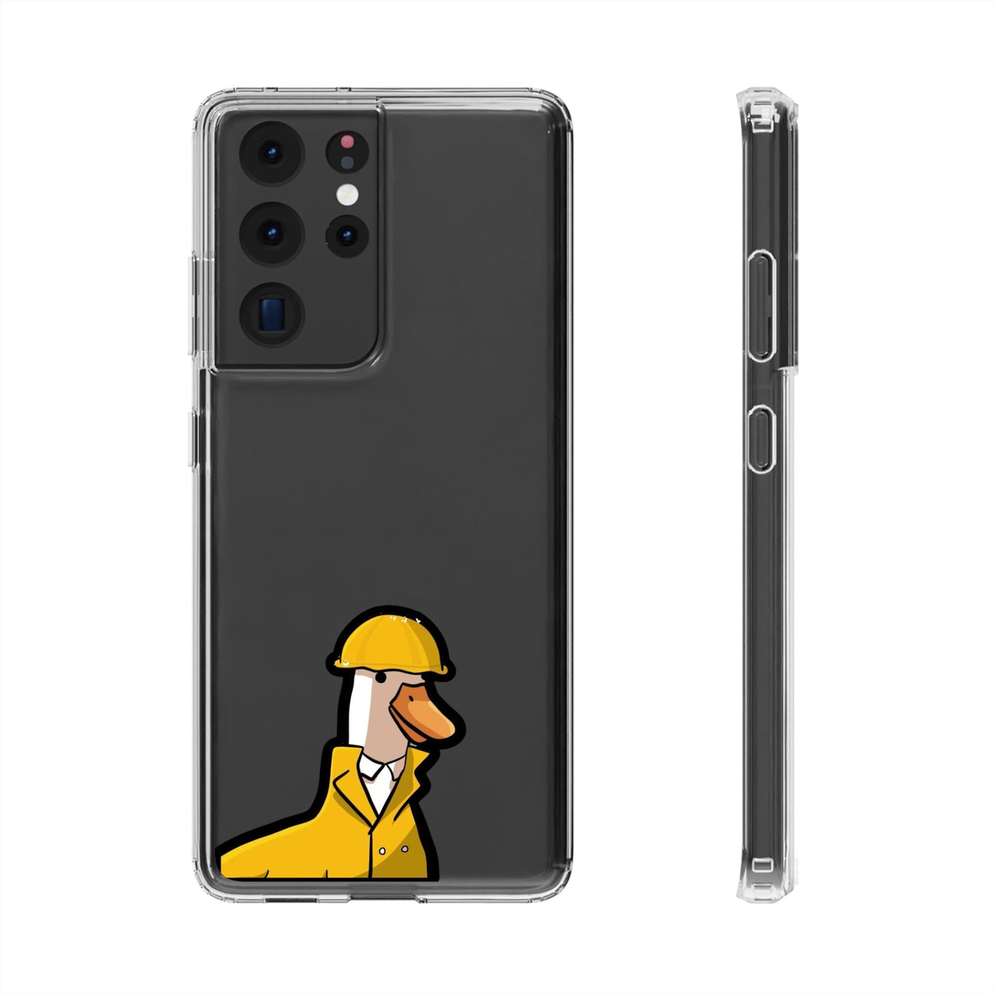 RAIN DUCK - Clear Phone Case