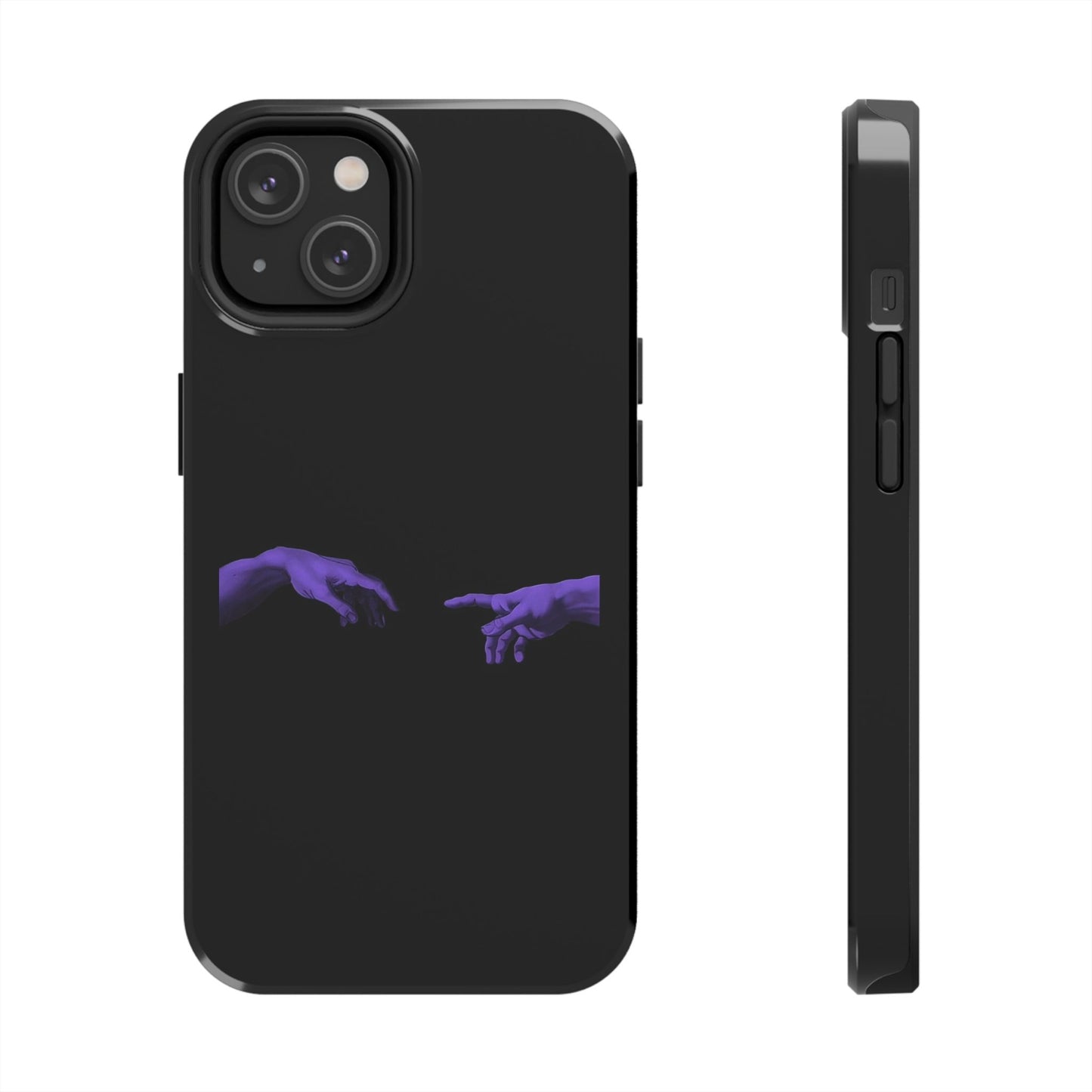 BLACK - Tough Phone Case