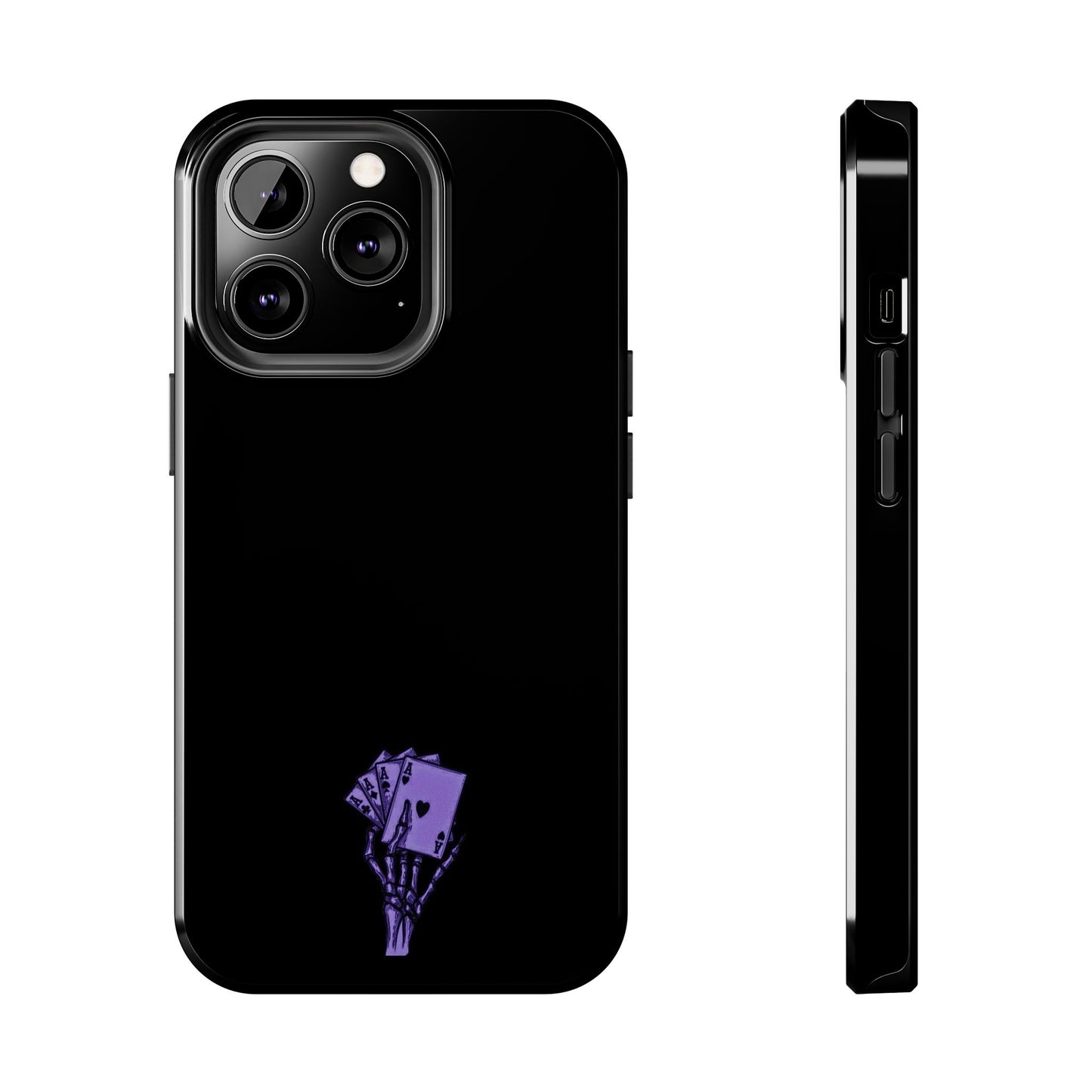 BLACK - Tough Phone Case
