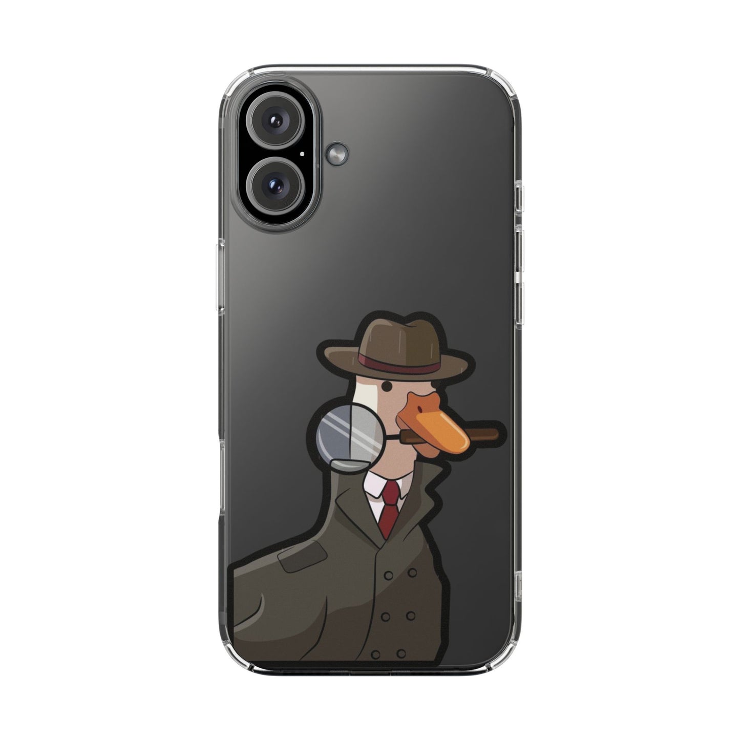 SPY Duck - Clear Phone Case