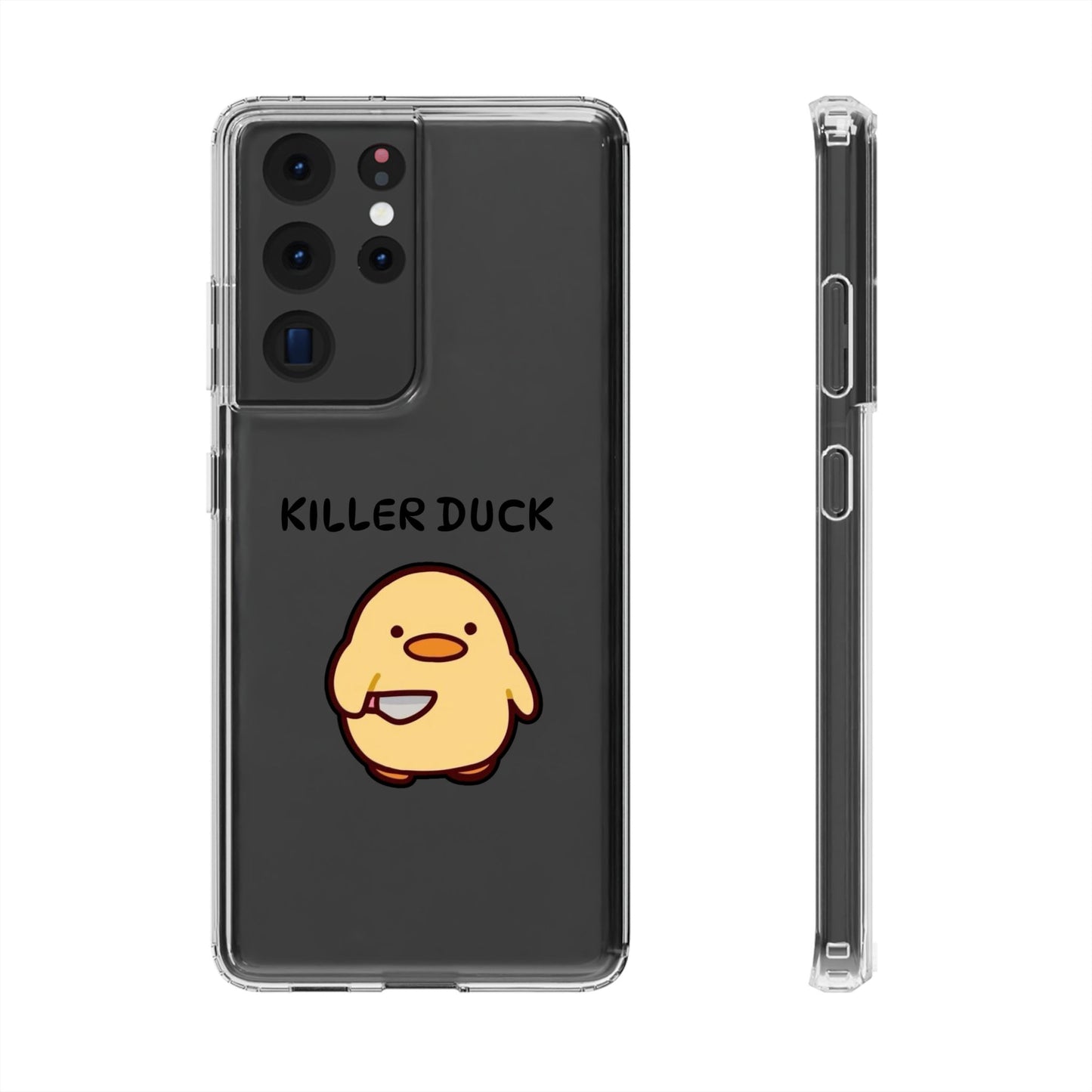 Killer Duck - Clear Phone Case