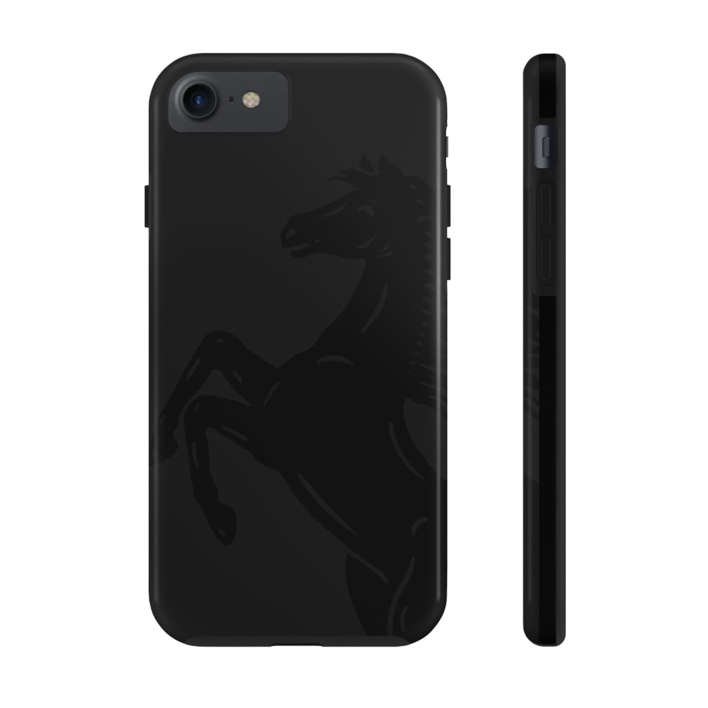 BLACK - Tough Phone Case