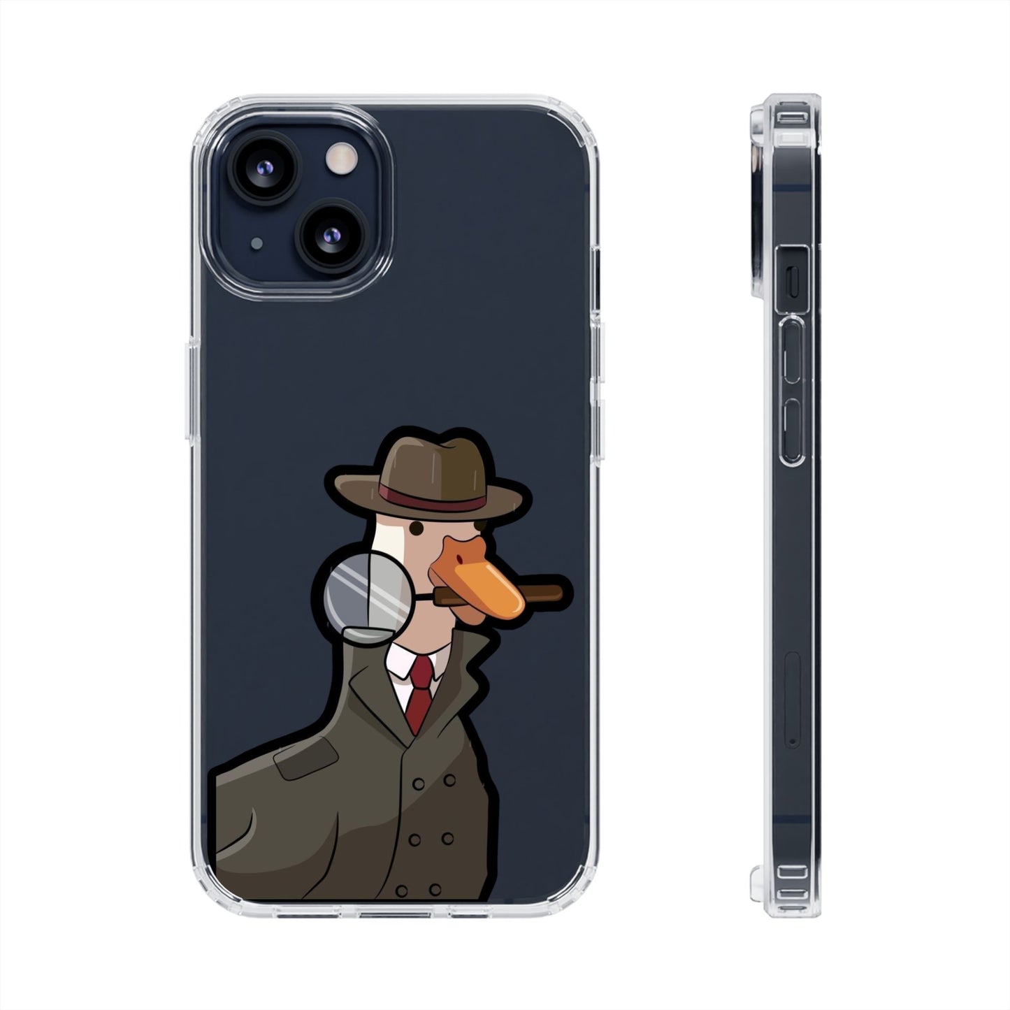 SPY Duck - Clear Phone Case