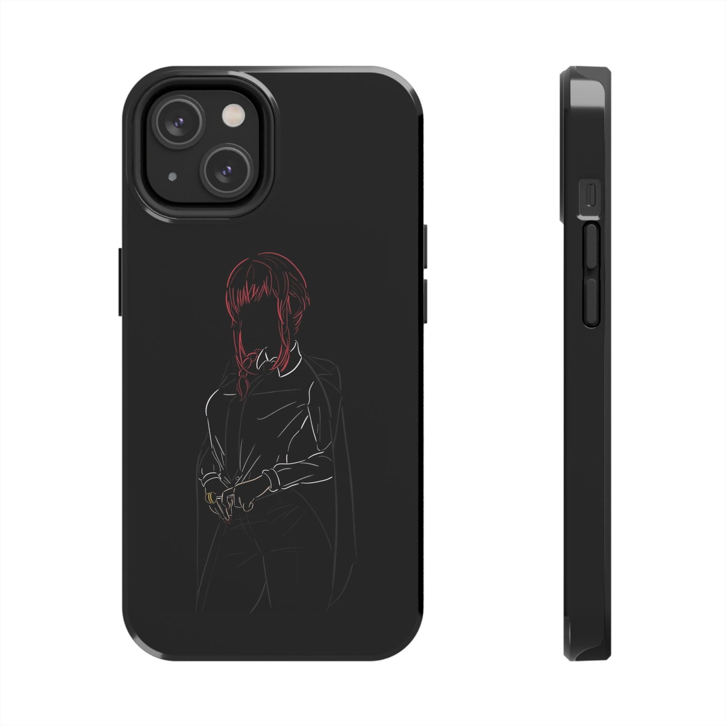 BLACK - Tough Phone Case