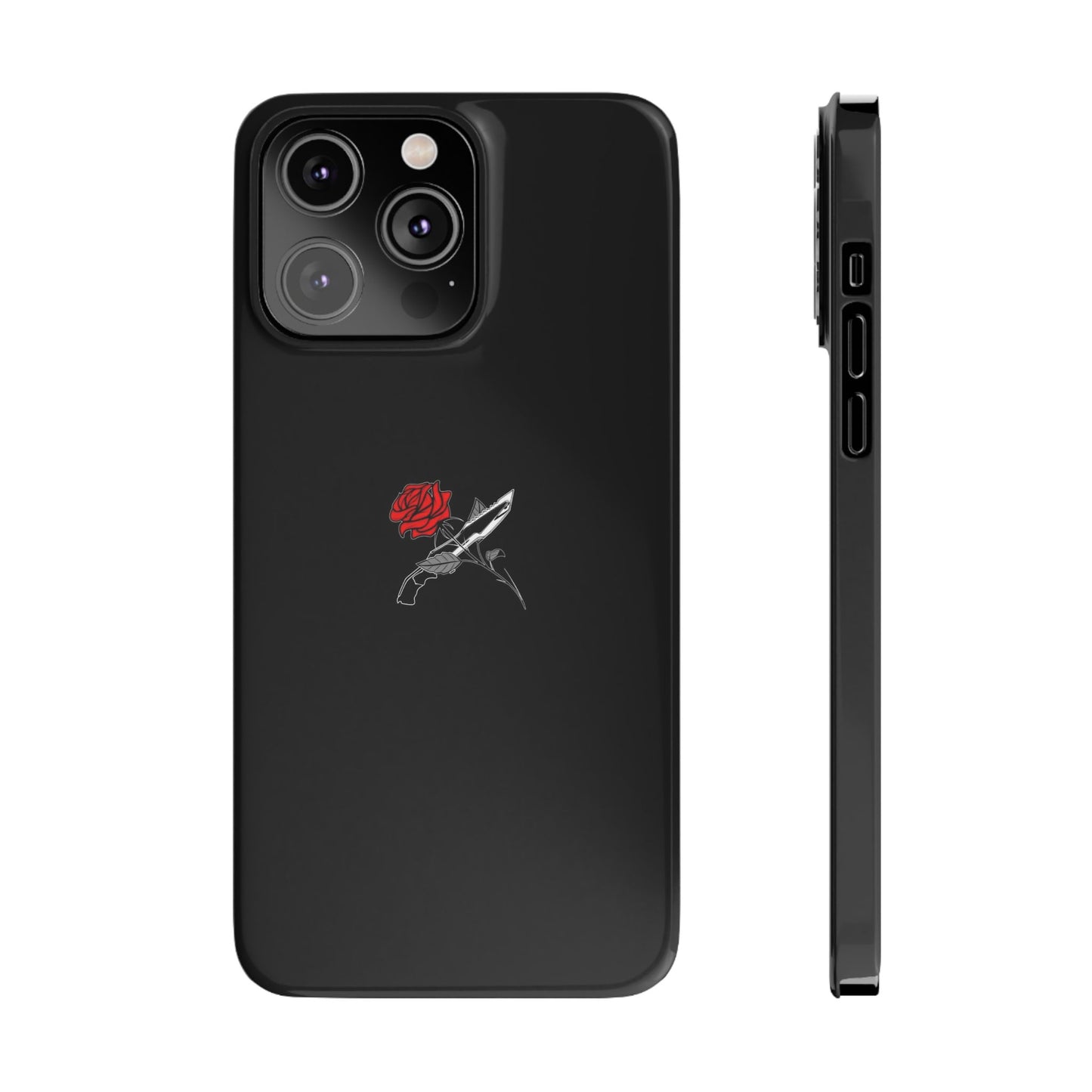 BLACK - Slim Phone Case