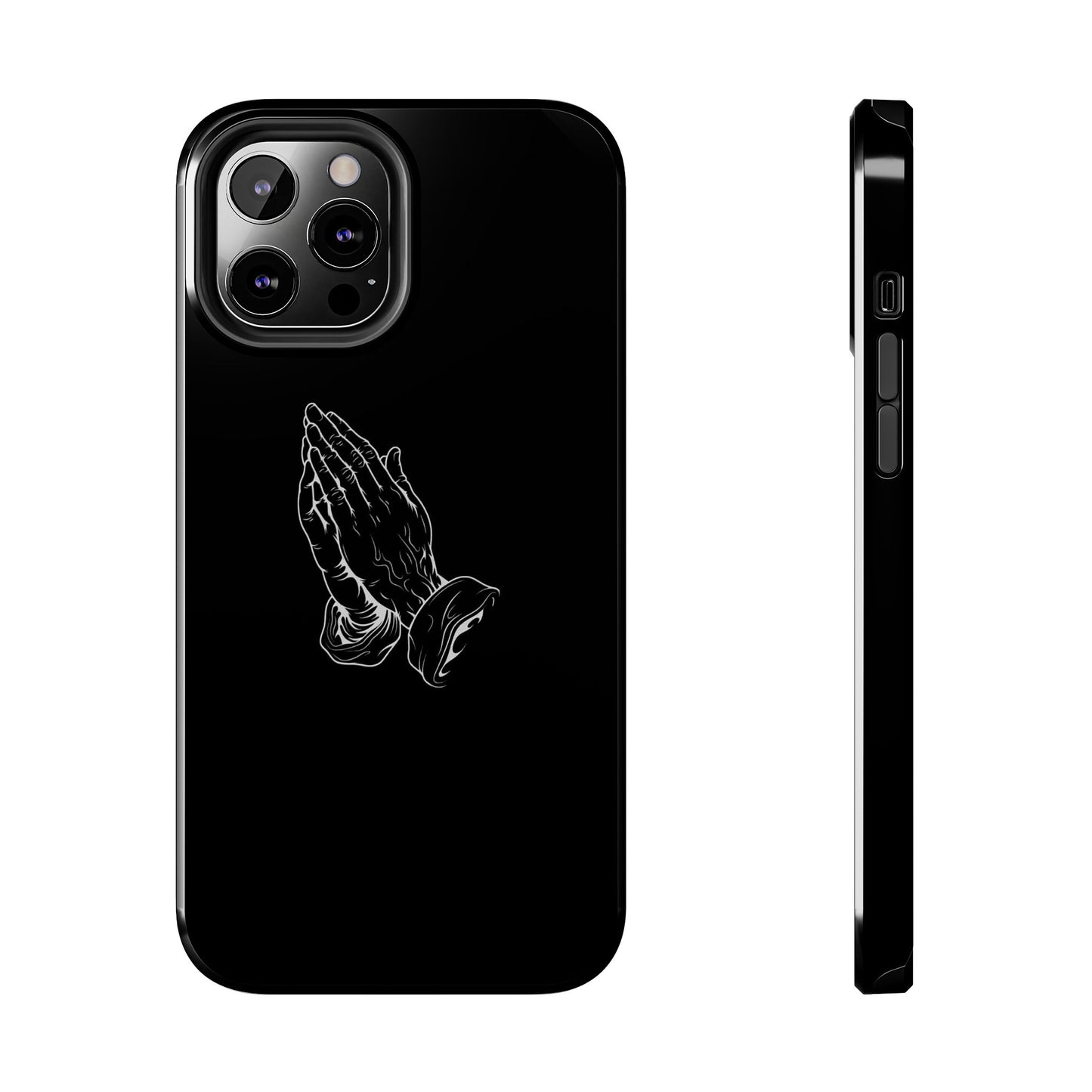 BLACK - Tough Phone Case