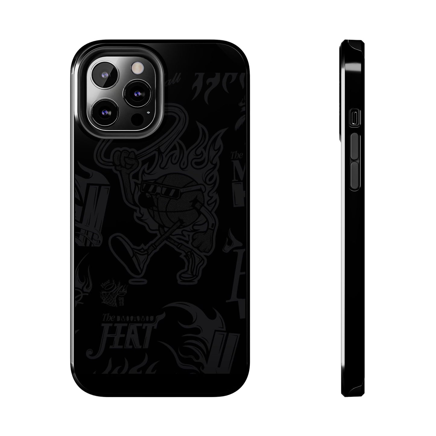 BLACK - Tough Phone Case