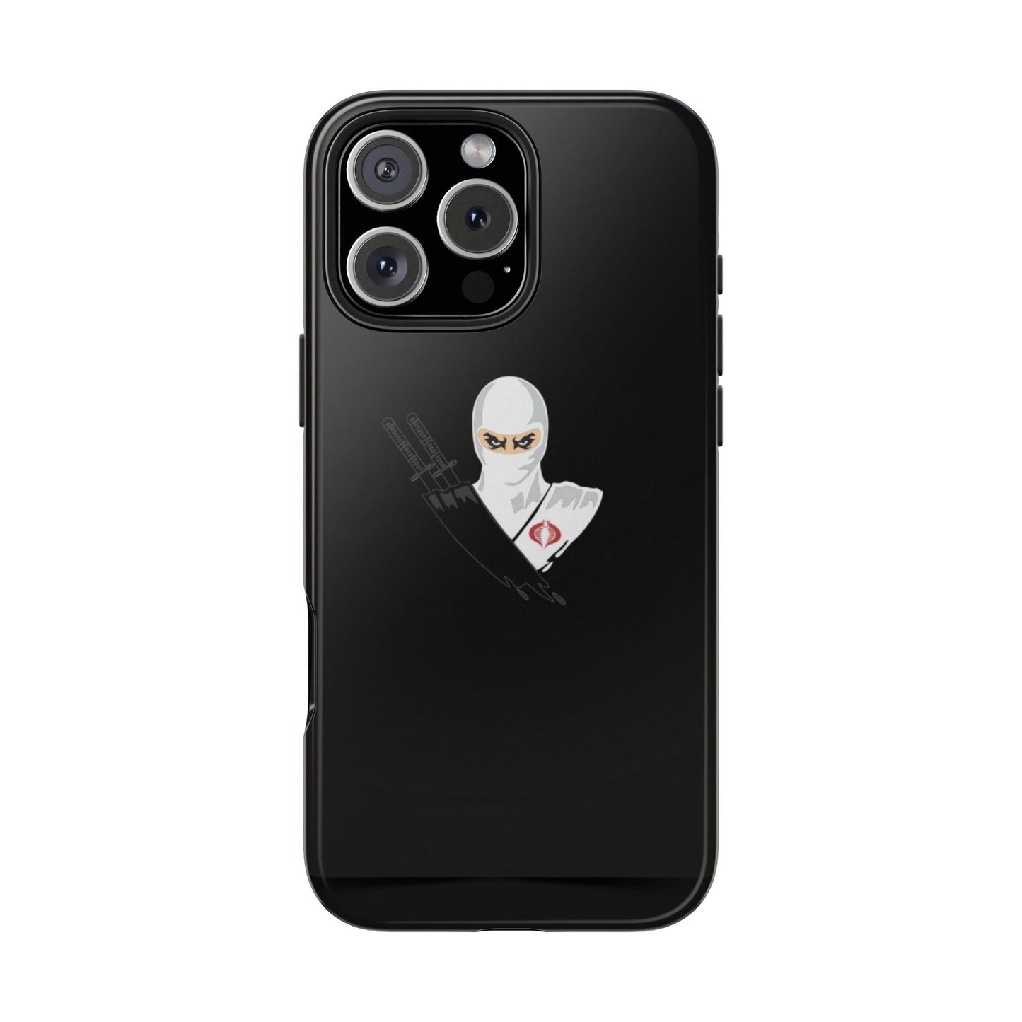 BLACK - Tough Phone Case