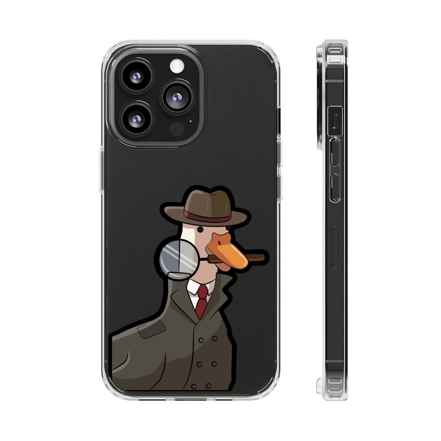 SPY Duck - Clear Phone Case