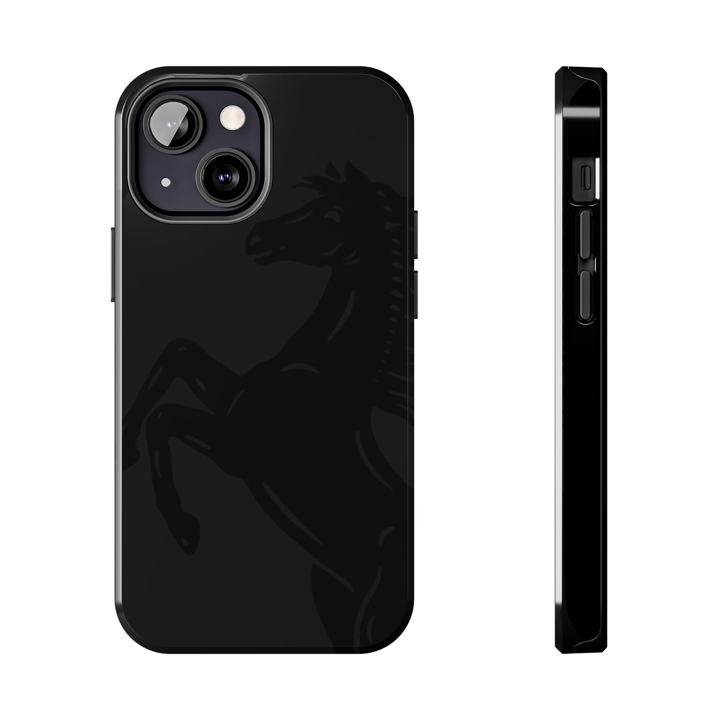 BLACK - Tough Phone Case