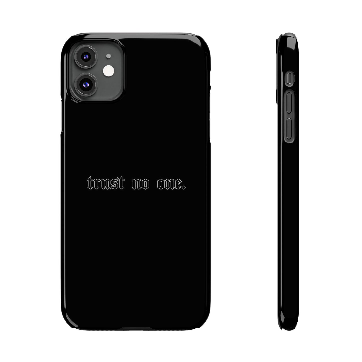 BLACK - Slim Phone Case