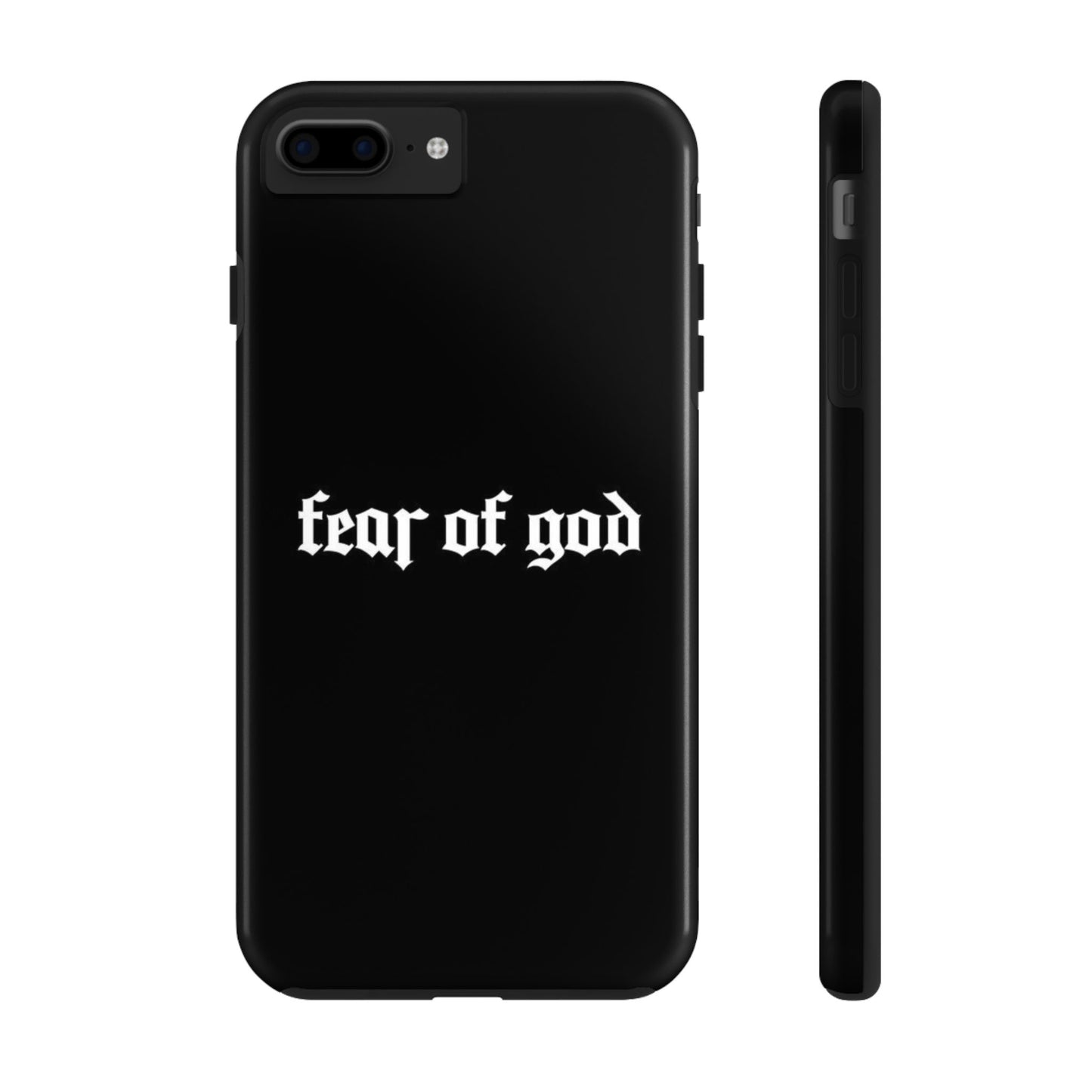 BLACK - Tough Phone Case