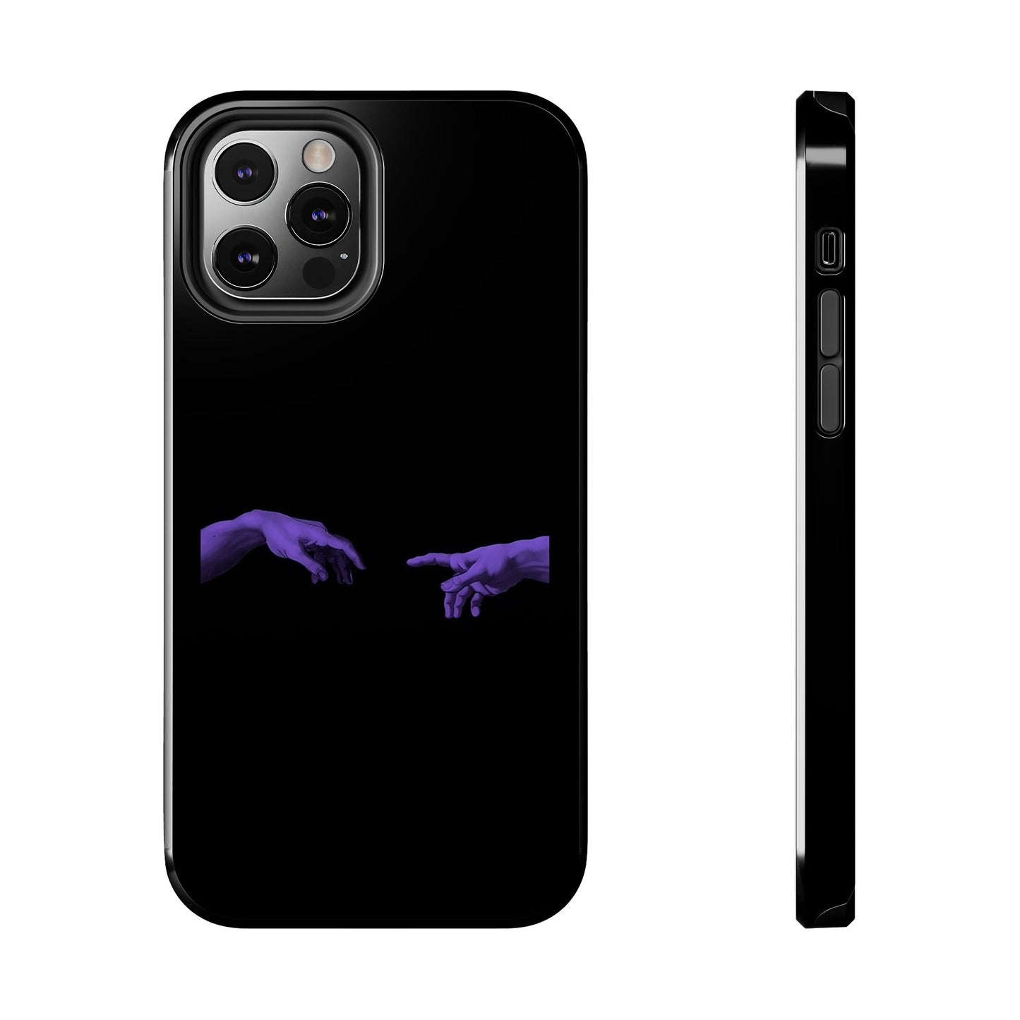 BLACK - Tough Phone Case