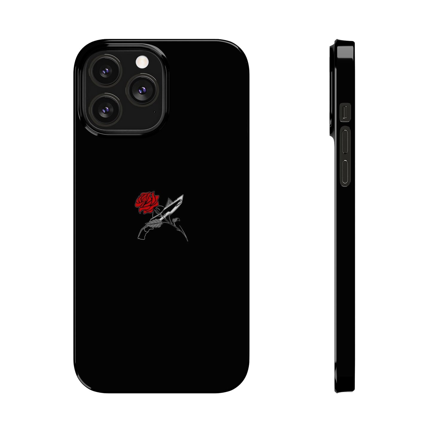 BLACK - Slim Phone Case