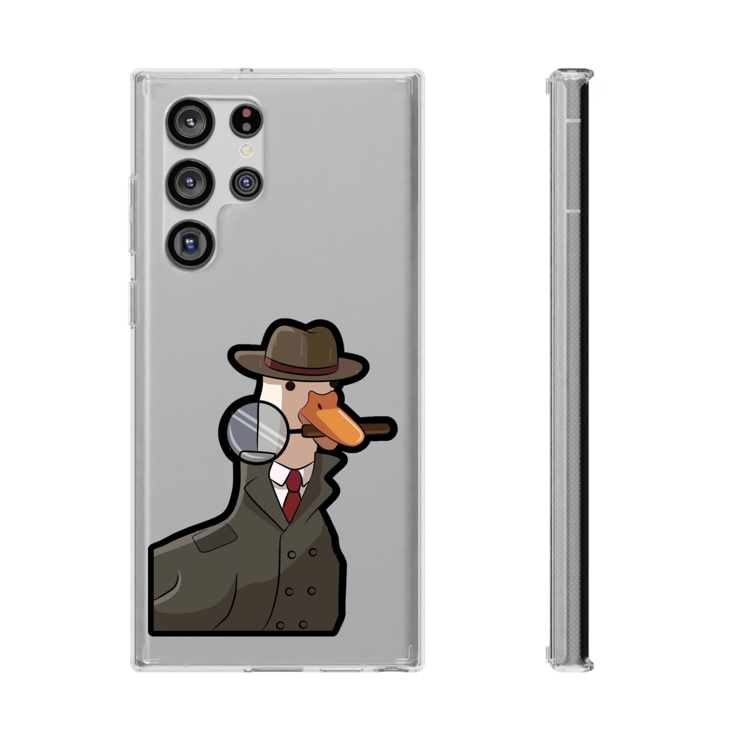 SPY Duck - Clear Phone Case