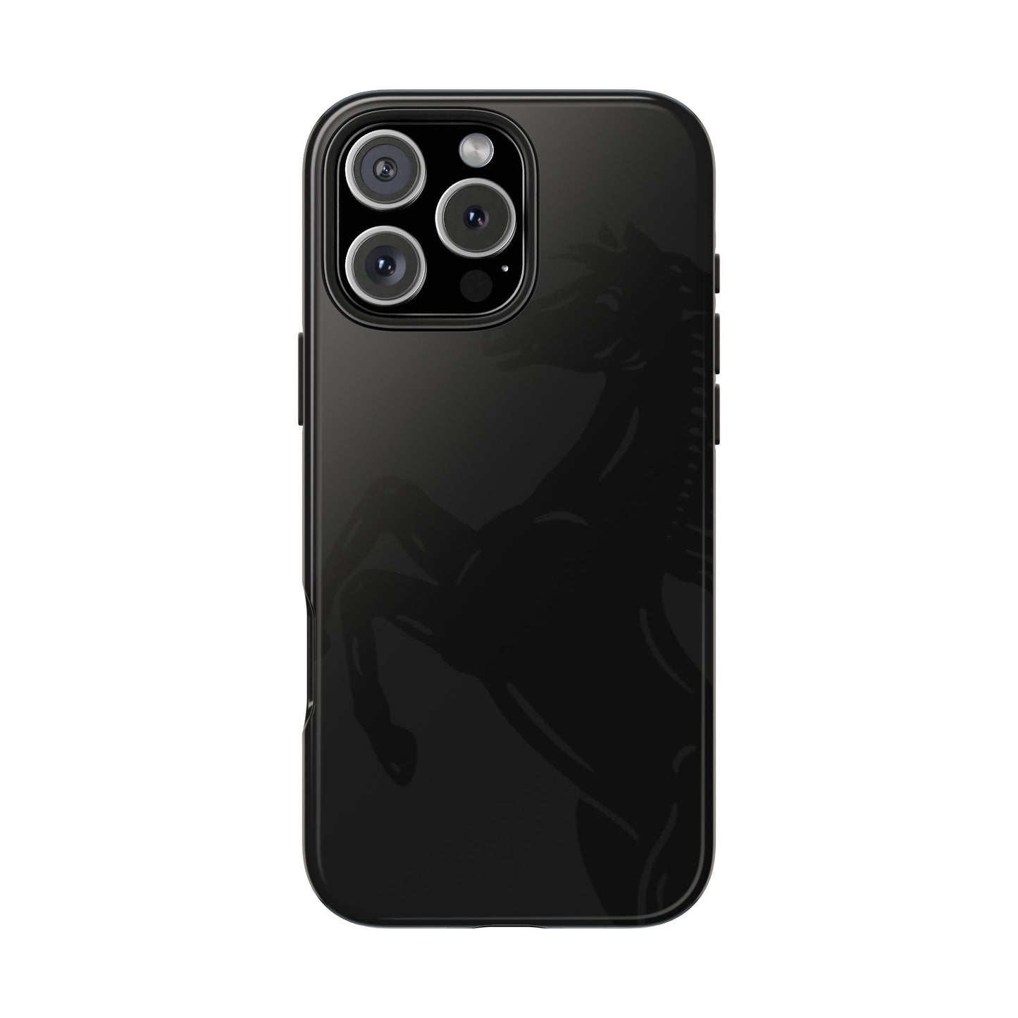BLACK - Tough Phone Case