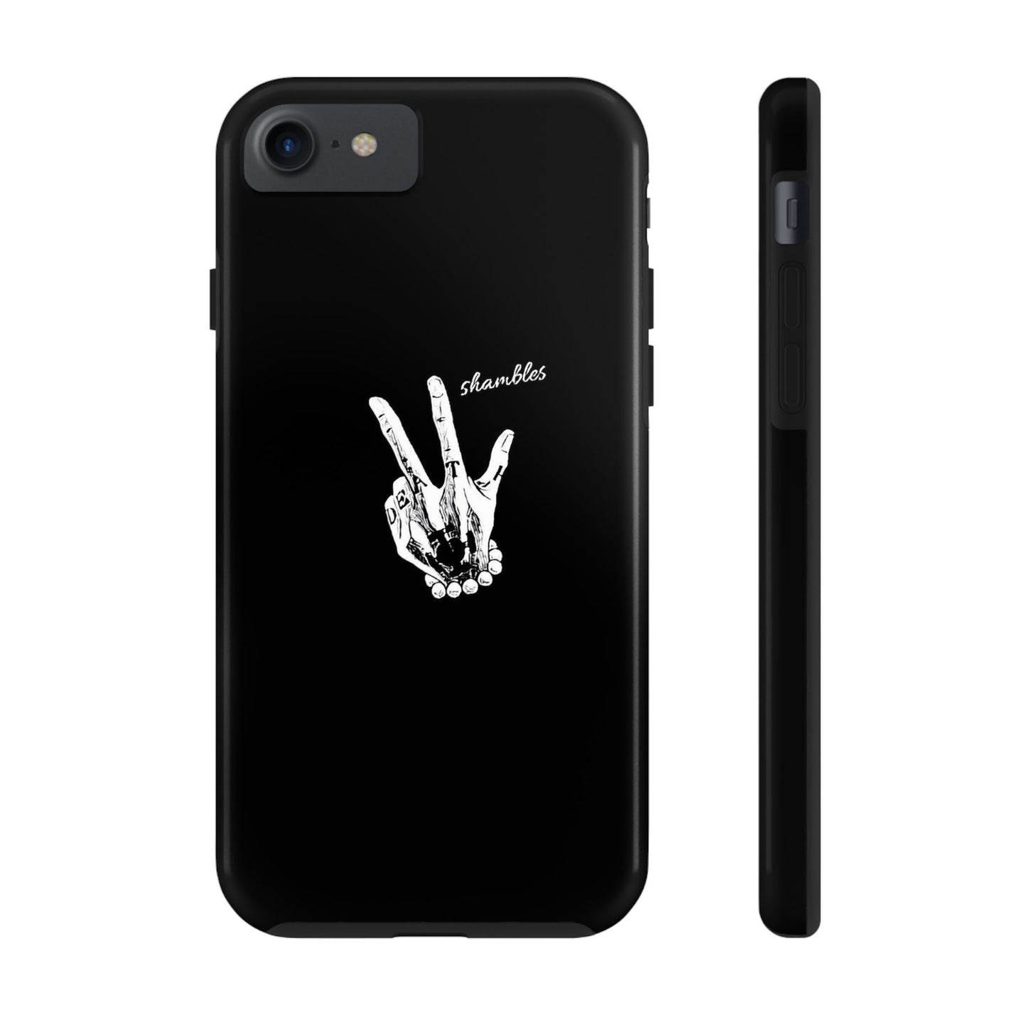 BLACK - Tough Phone Case
