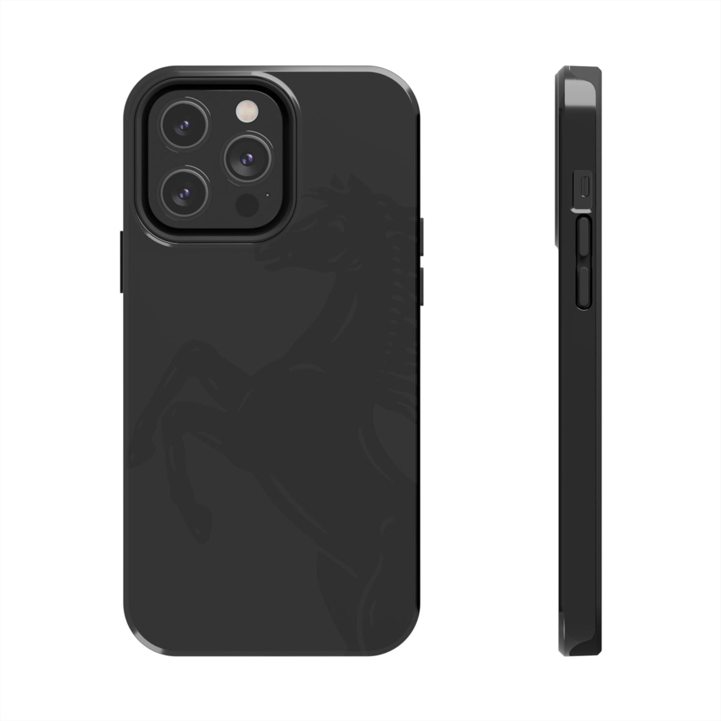 BLACK - Tough Phone Case