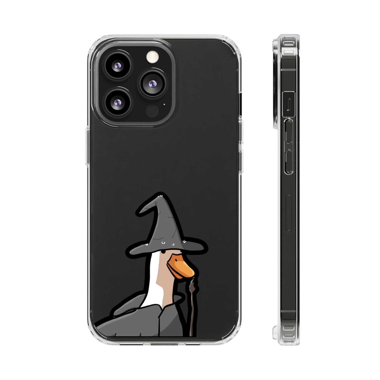 WIZARD Duck - Clear Phone Case