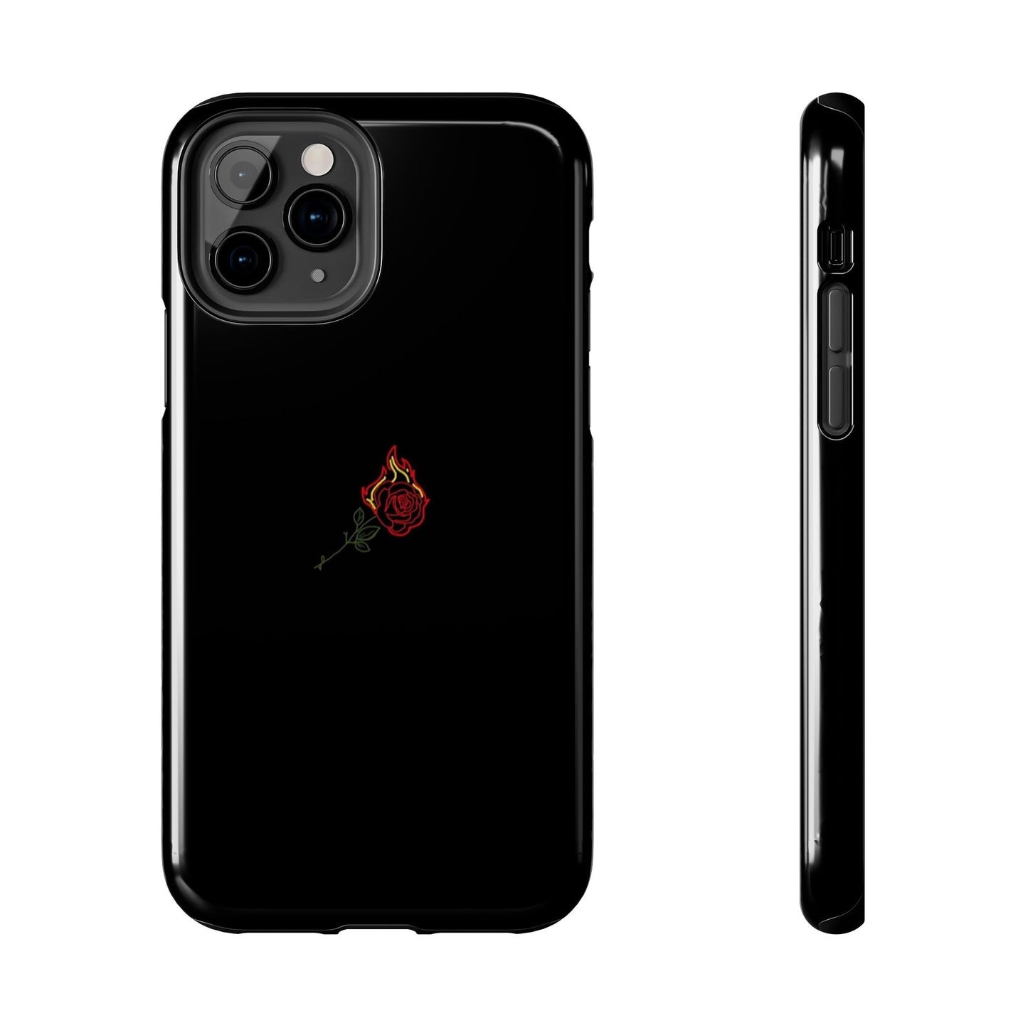 BLACK - Tough Phone Case
