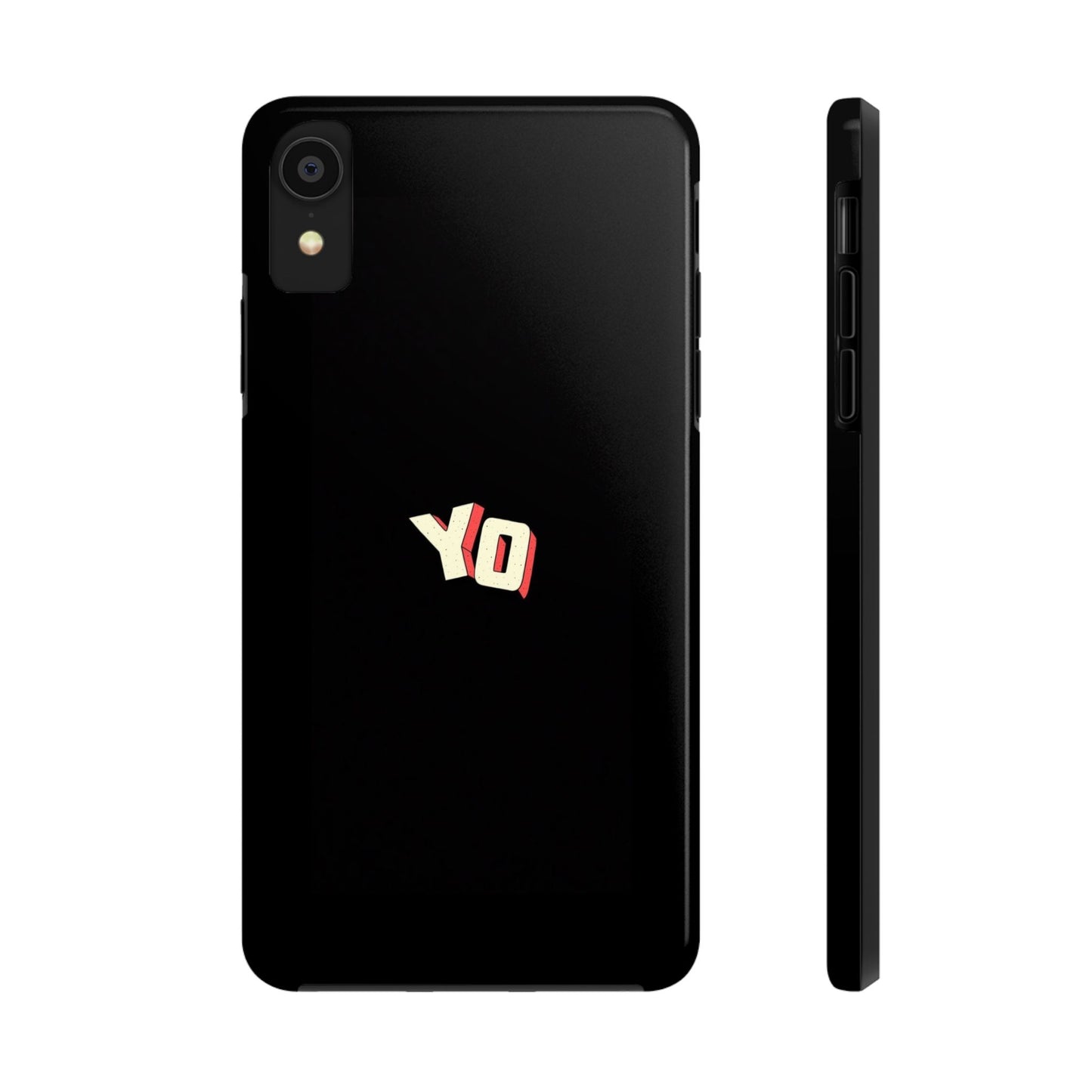 BLACK - Tough Phone Case