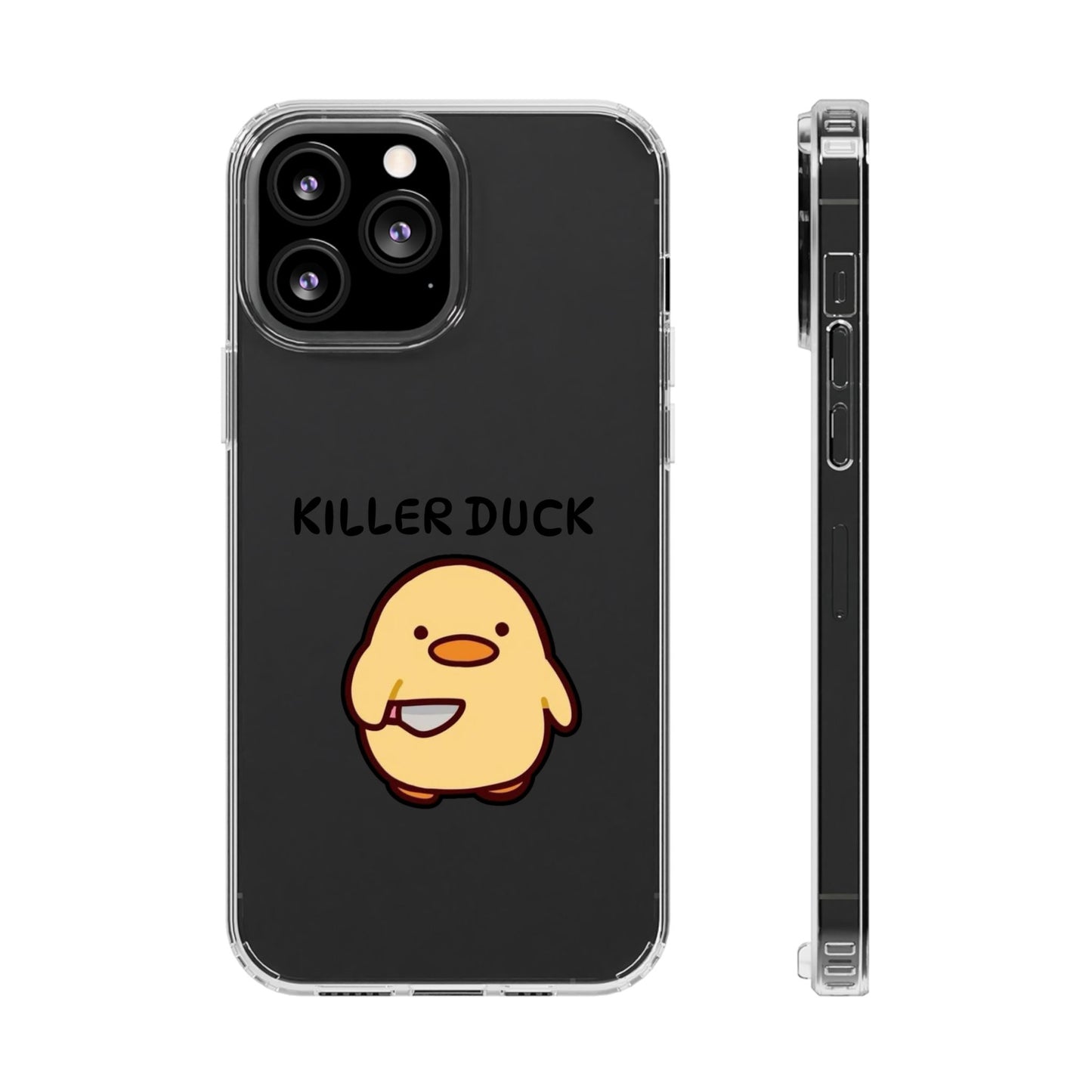 Killer Duck - Clear Phone Case