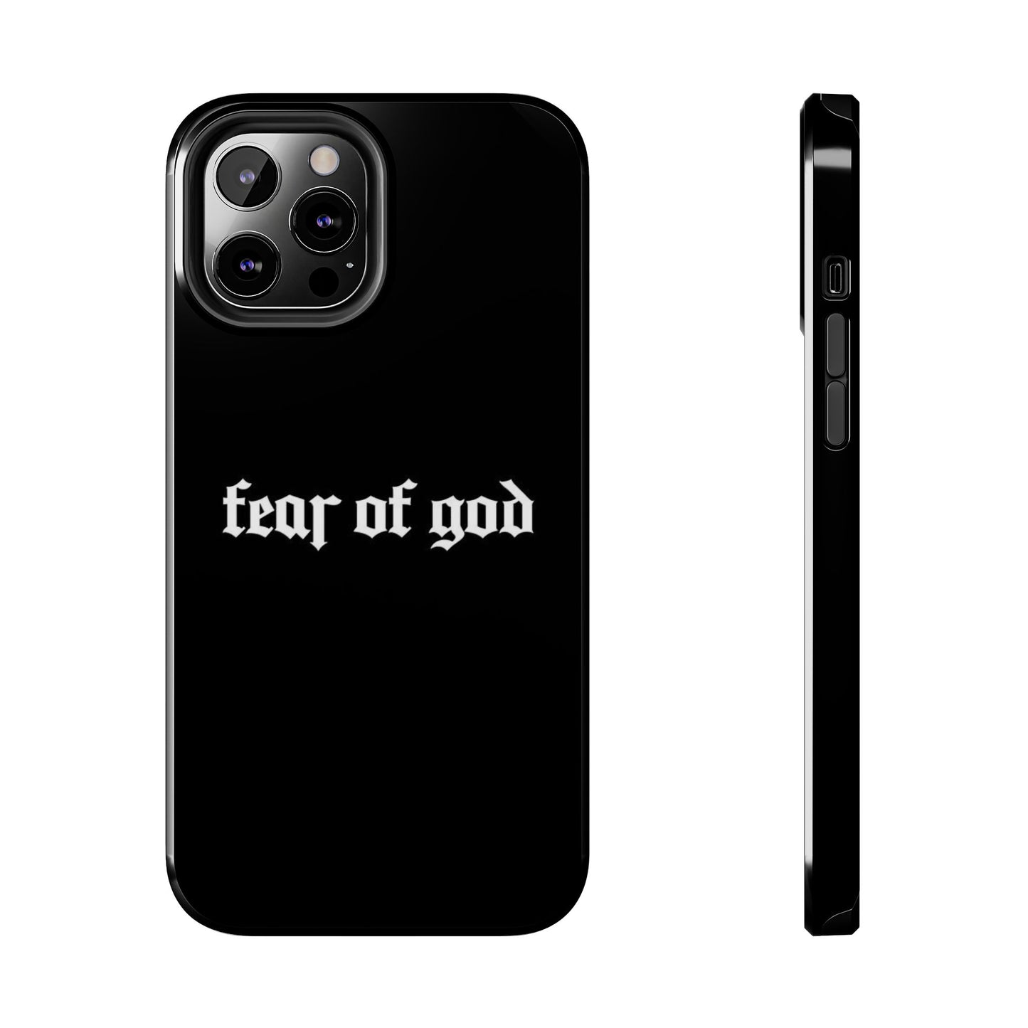 BLACK - Tough Phone Case