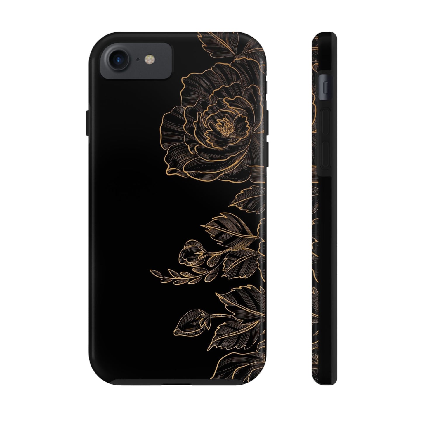 BLACK - Tough Phone Case