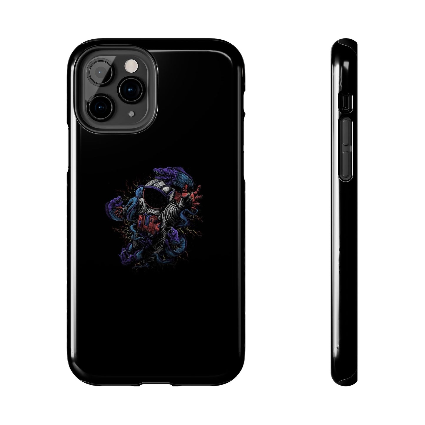 BLACK - Tough Phone Case