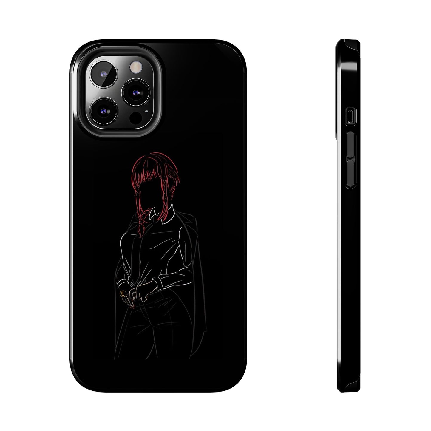 BLACK - Tough Phone Case
