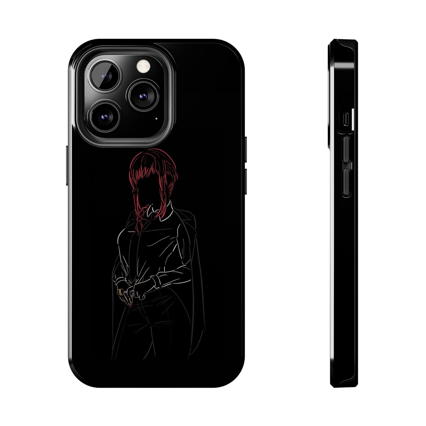 BLACK - Tough Phone Case