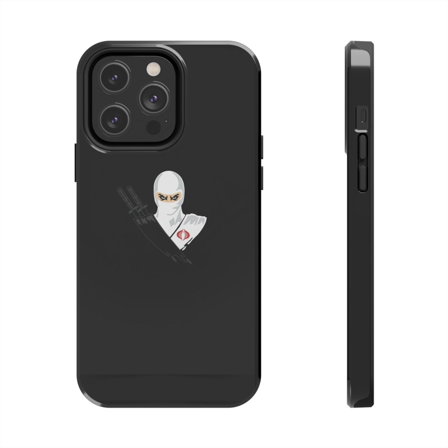 BLACK - Tough Phone Case