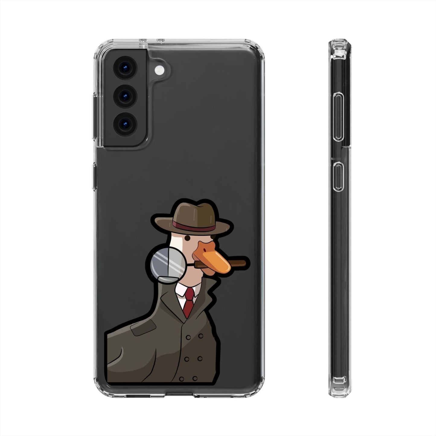 SPY Duck - Clear Phone Case