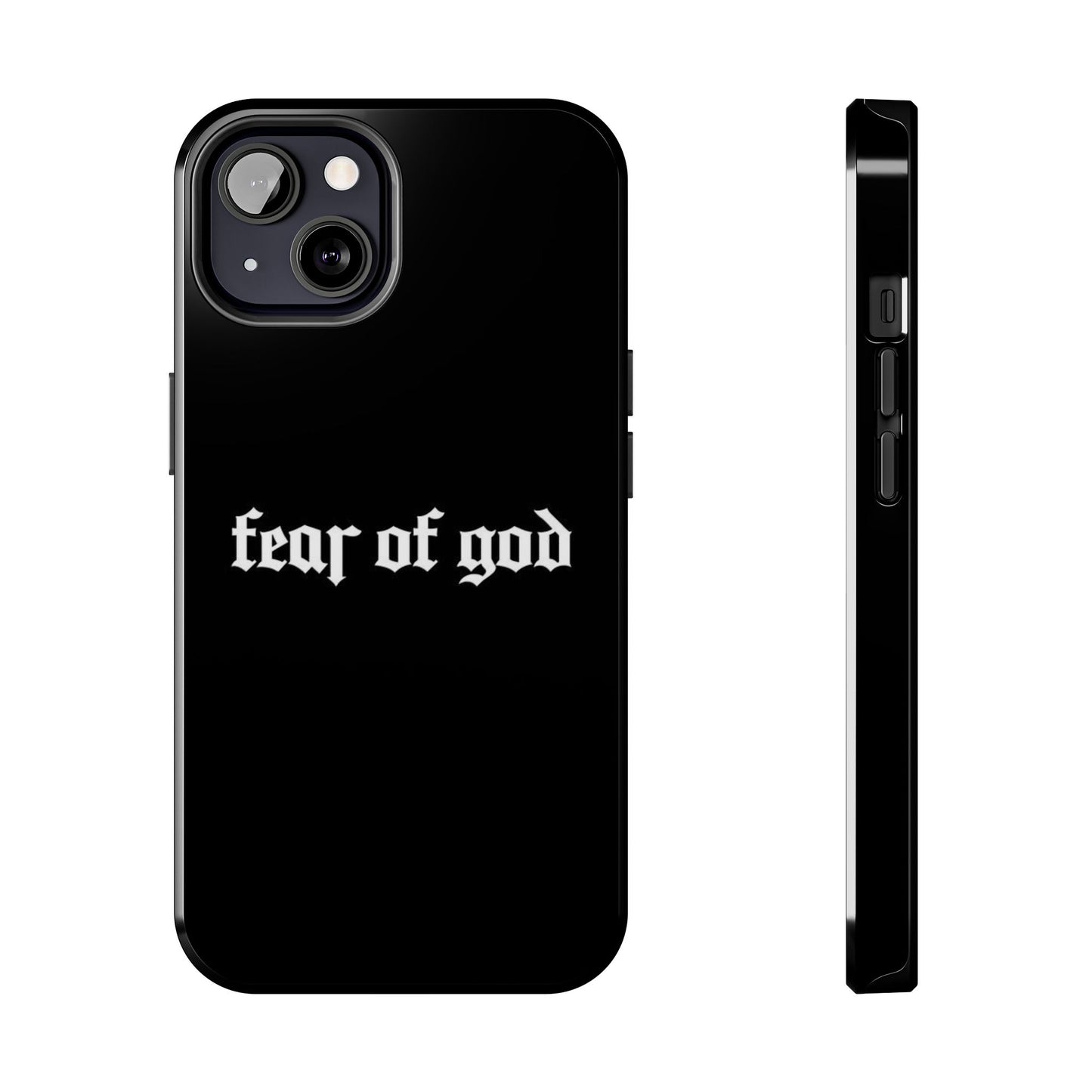 BLACK - Tough Phone Case