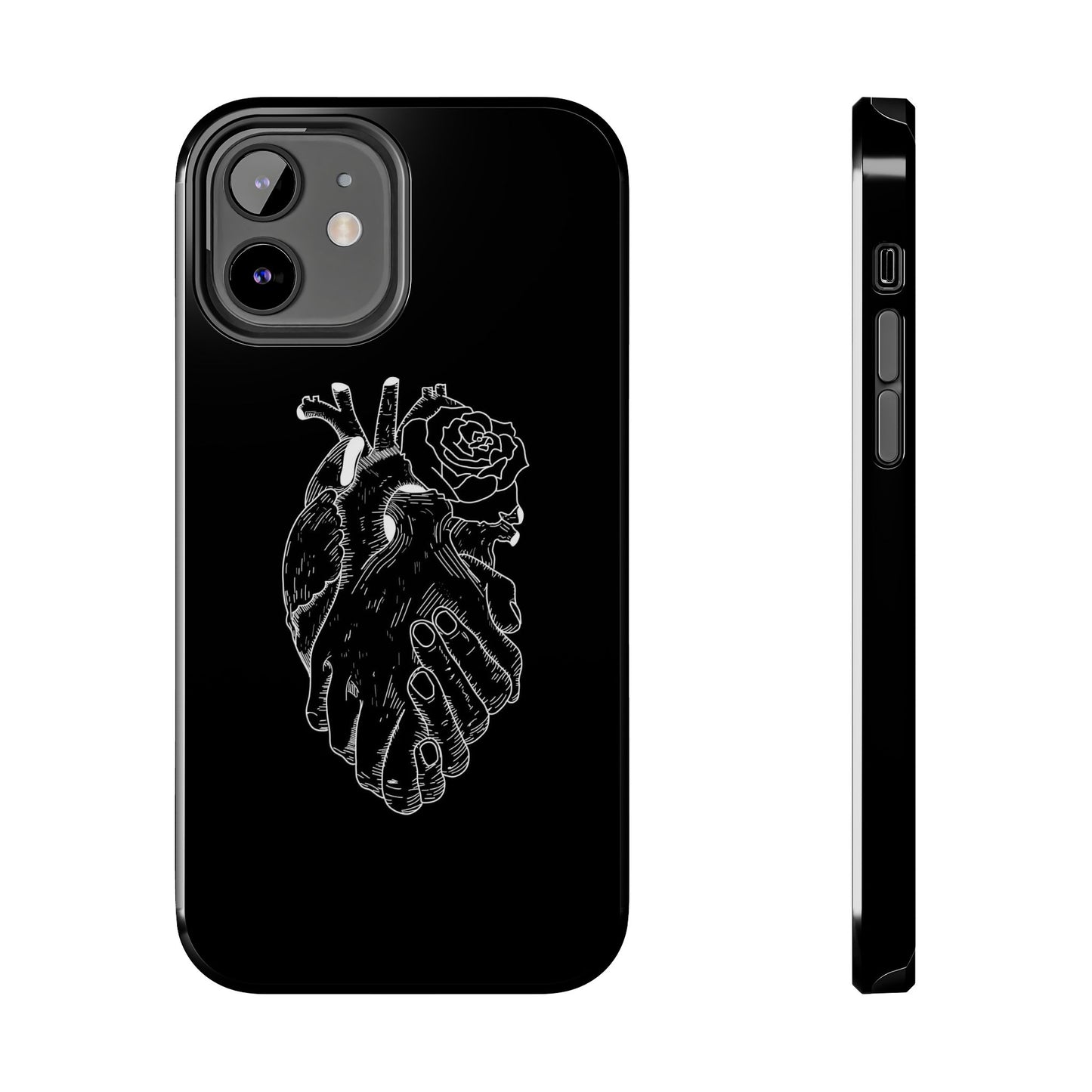BLACK - Tough Phone Case