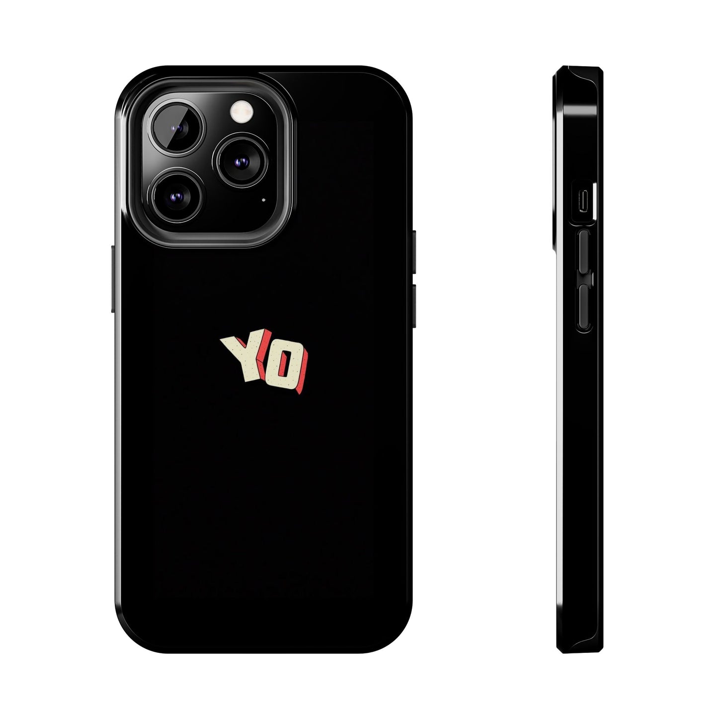 BLACK - Tough Phone Case