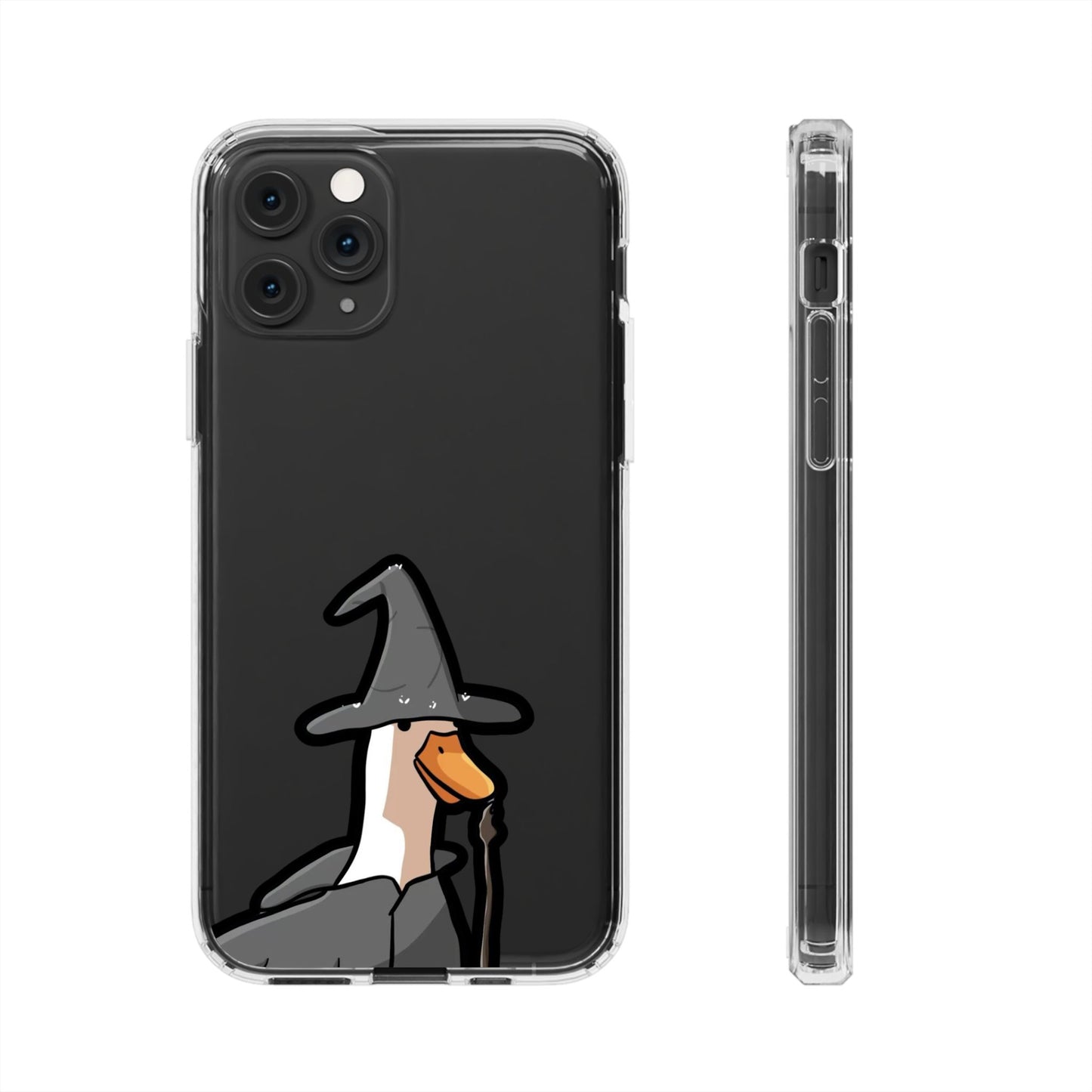 WIZARD Duck - Clear Phone Case
