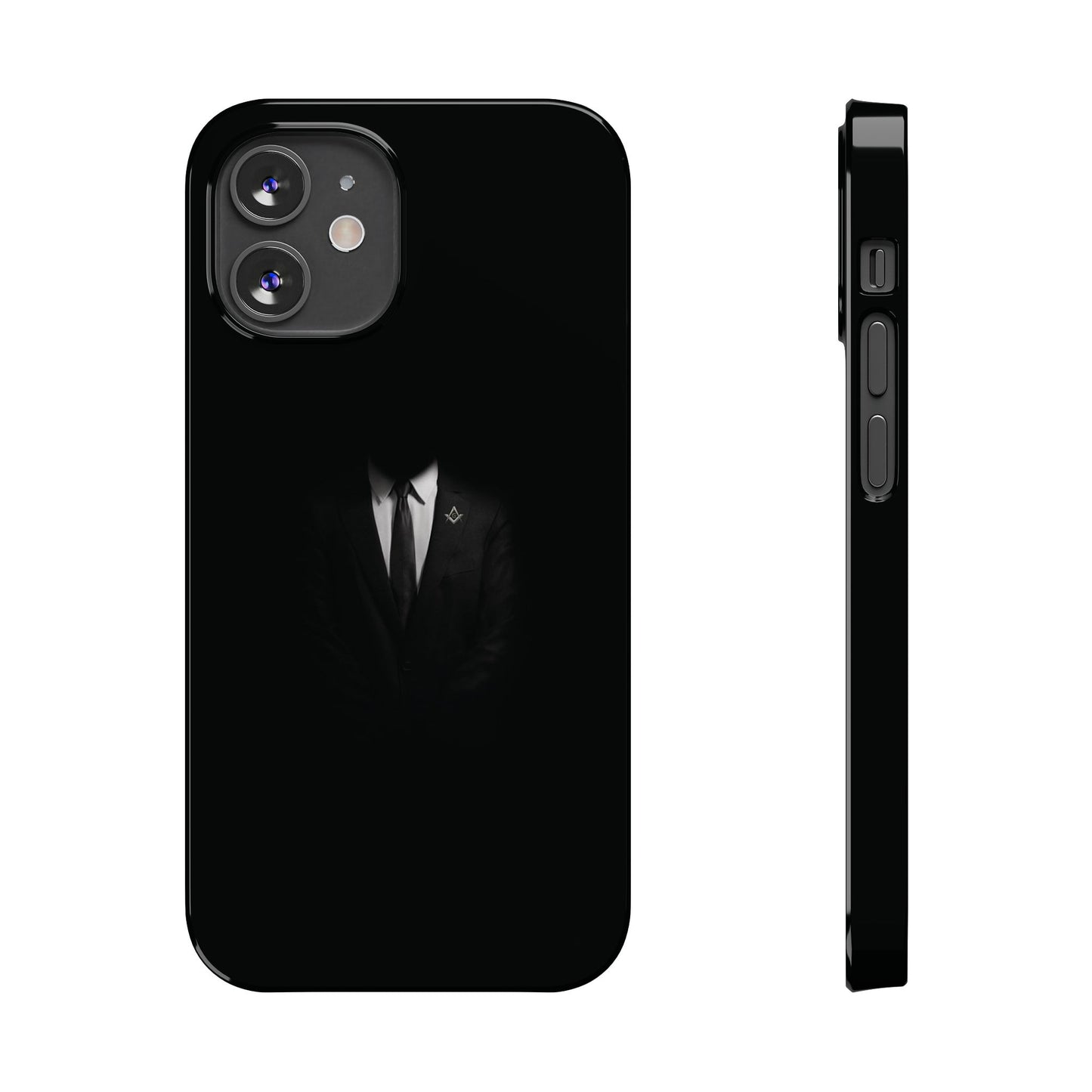 BLACK - Slim Phone Case