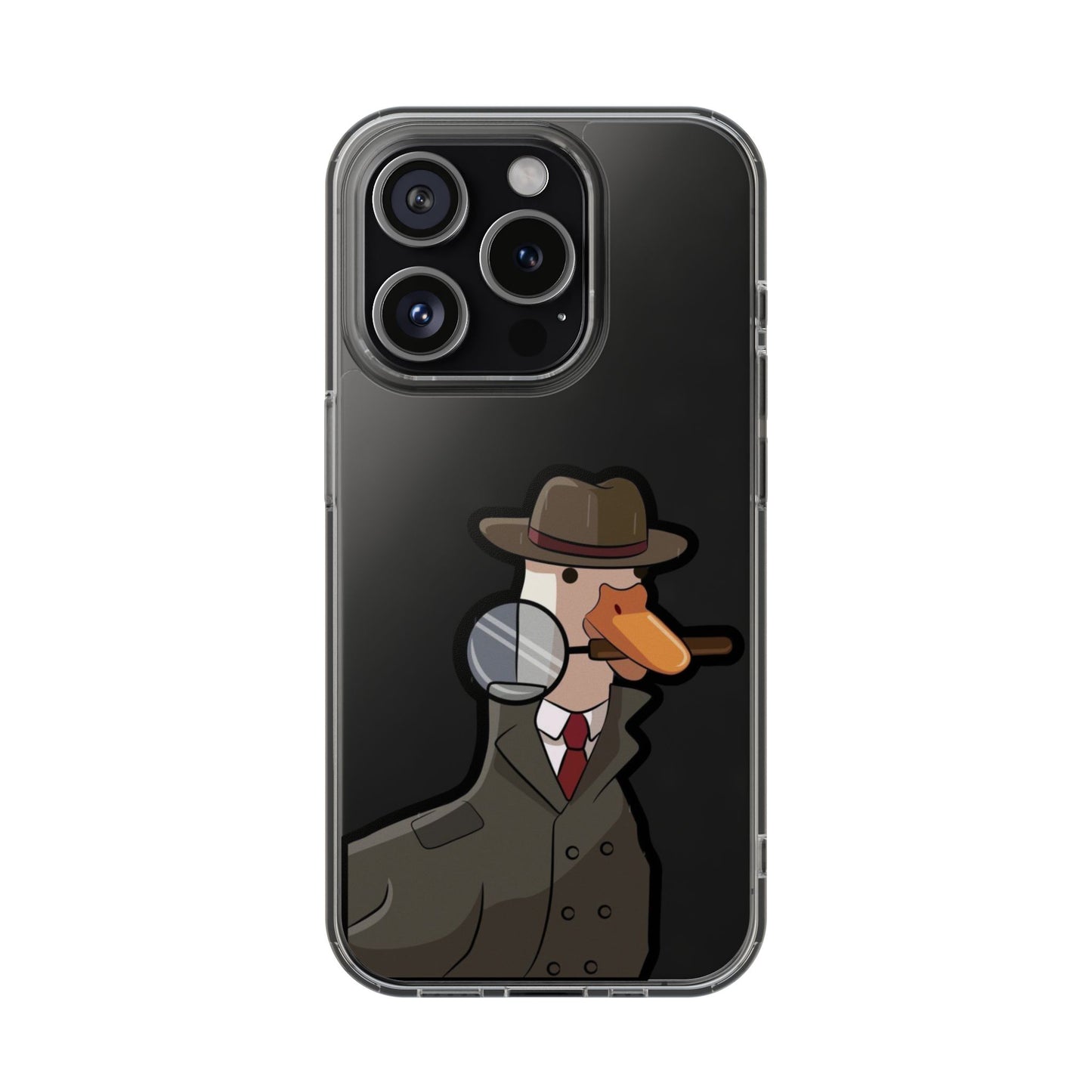 SPY Duck - Clear Phone Case