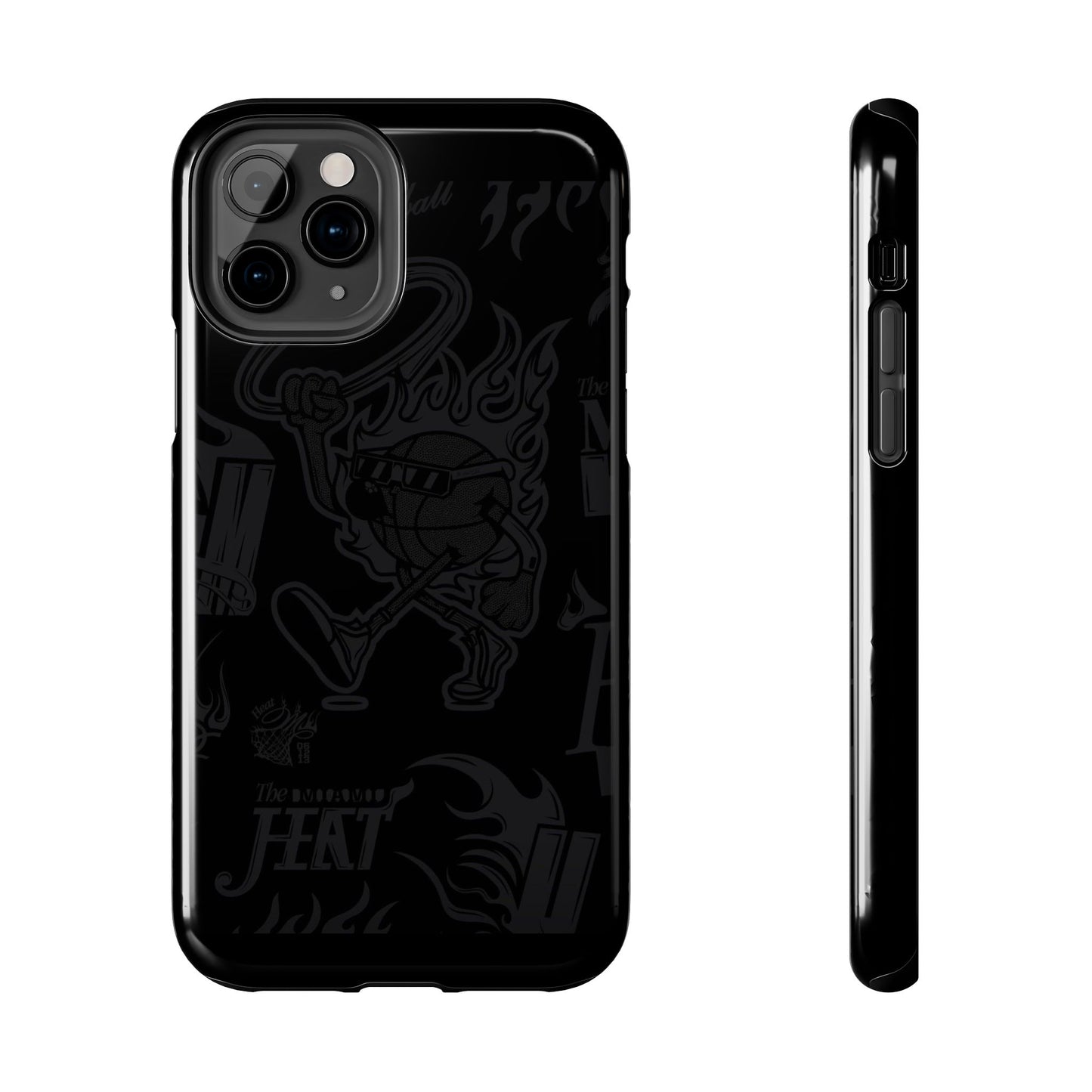 BLACK - Tough Phone Case