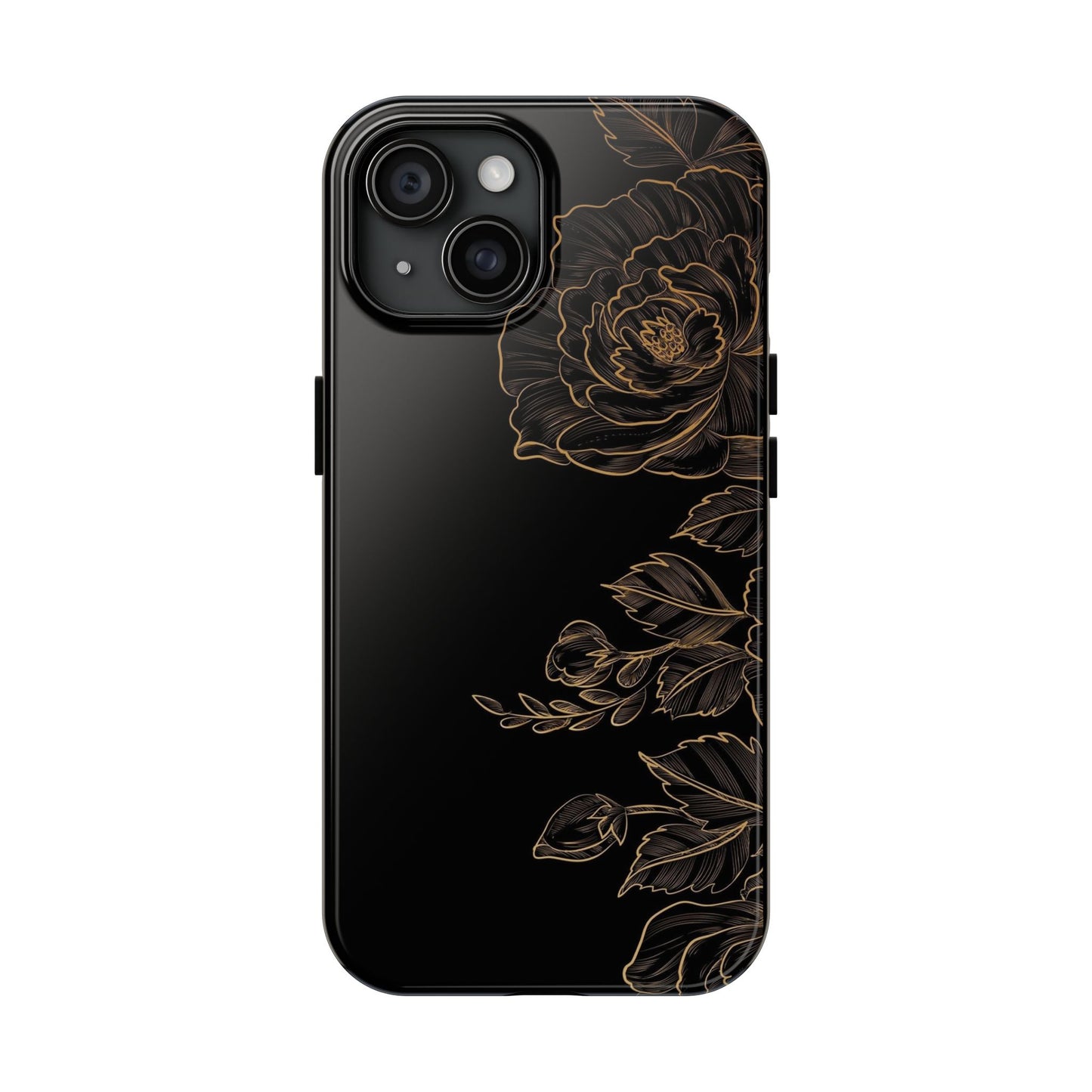 BLACK - Tough Phone Case
