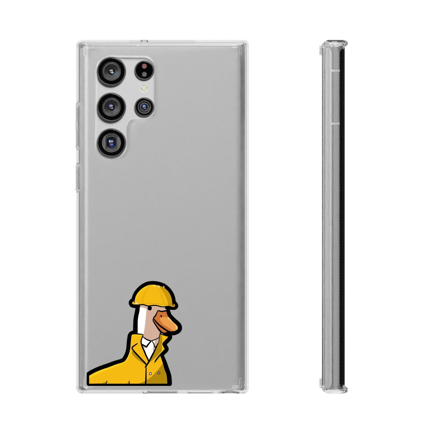 RAIN DUCK - Clear Phone Case