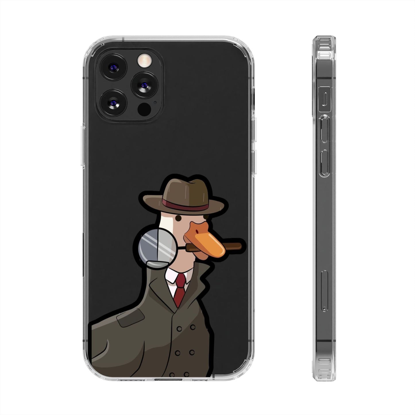 SPY Duck - Clear Phone Case