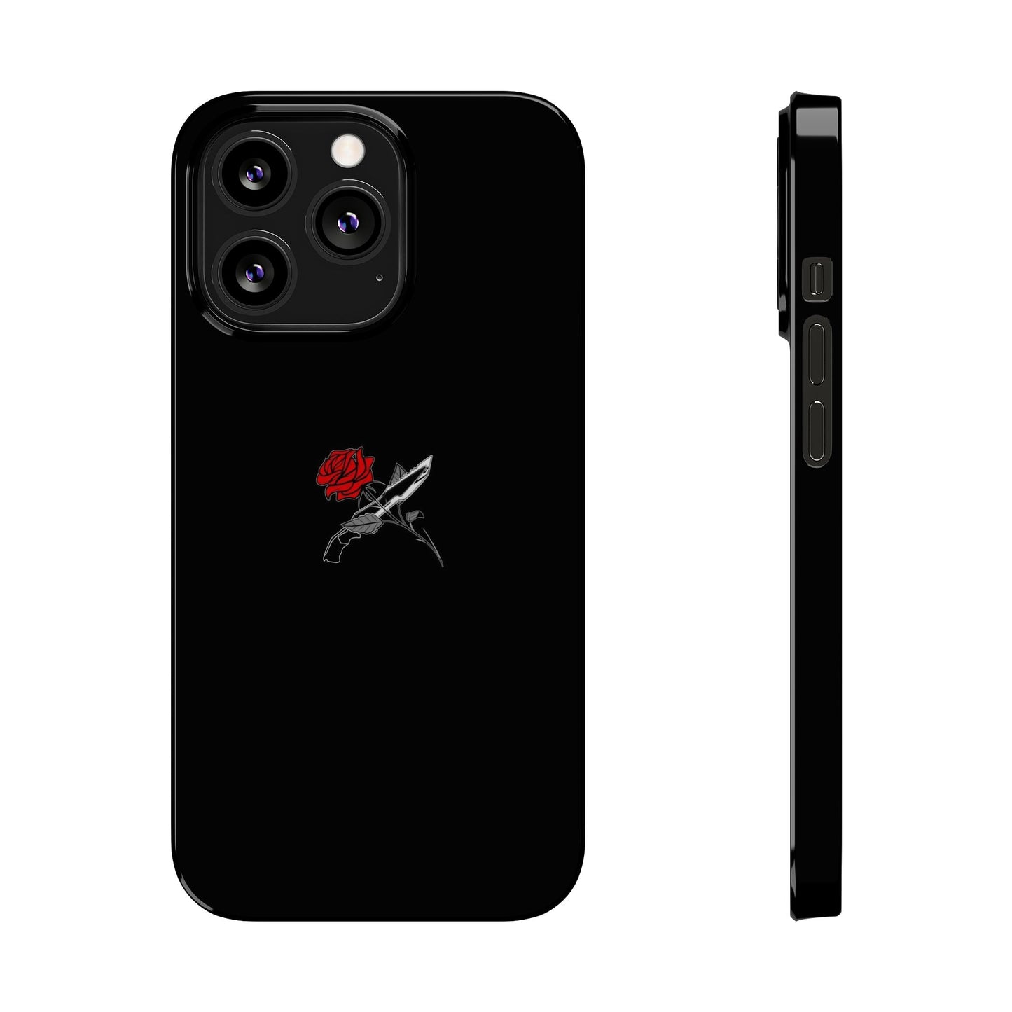 BLACK - Slim Phone Case