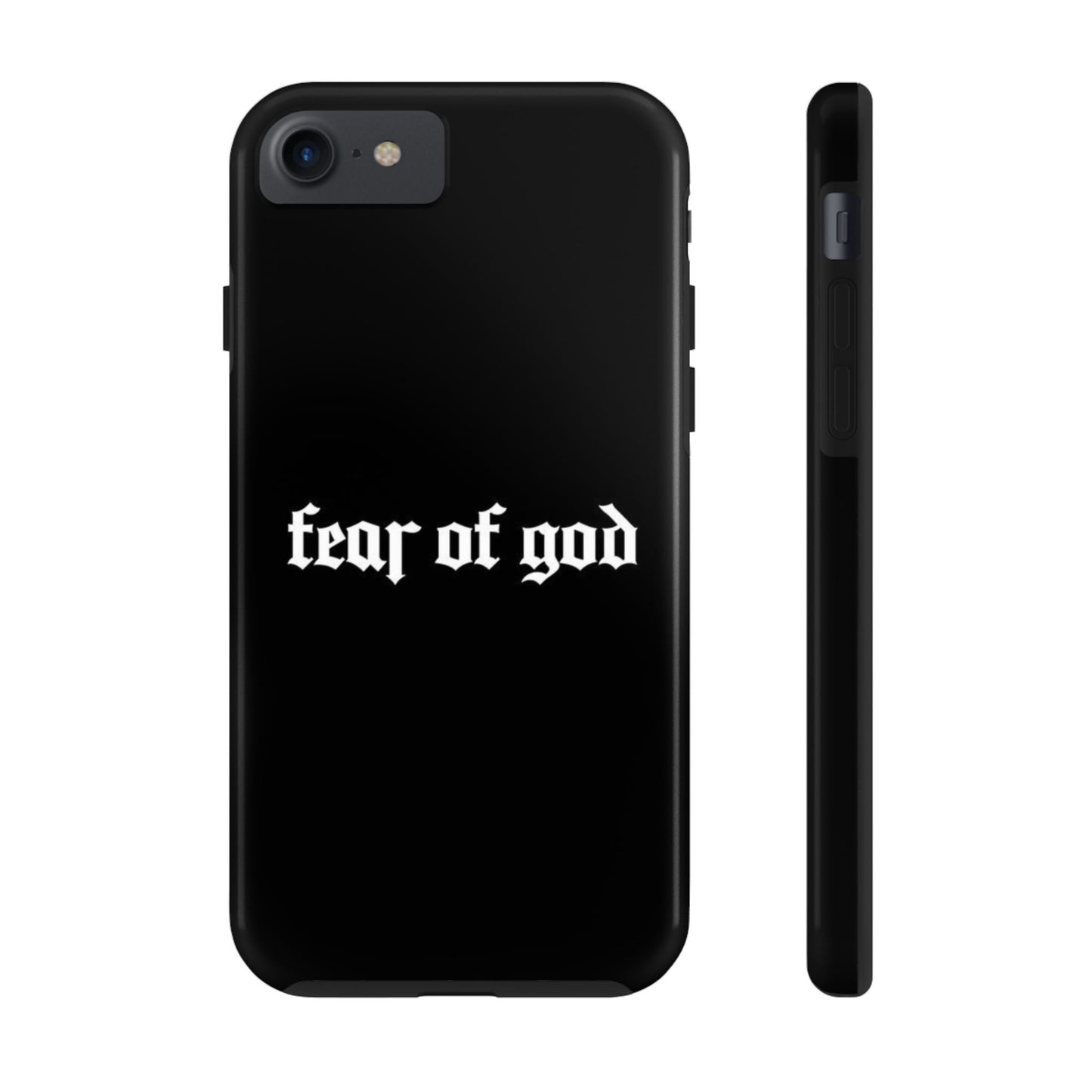 BLACK - Tough Phone Case