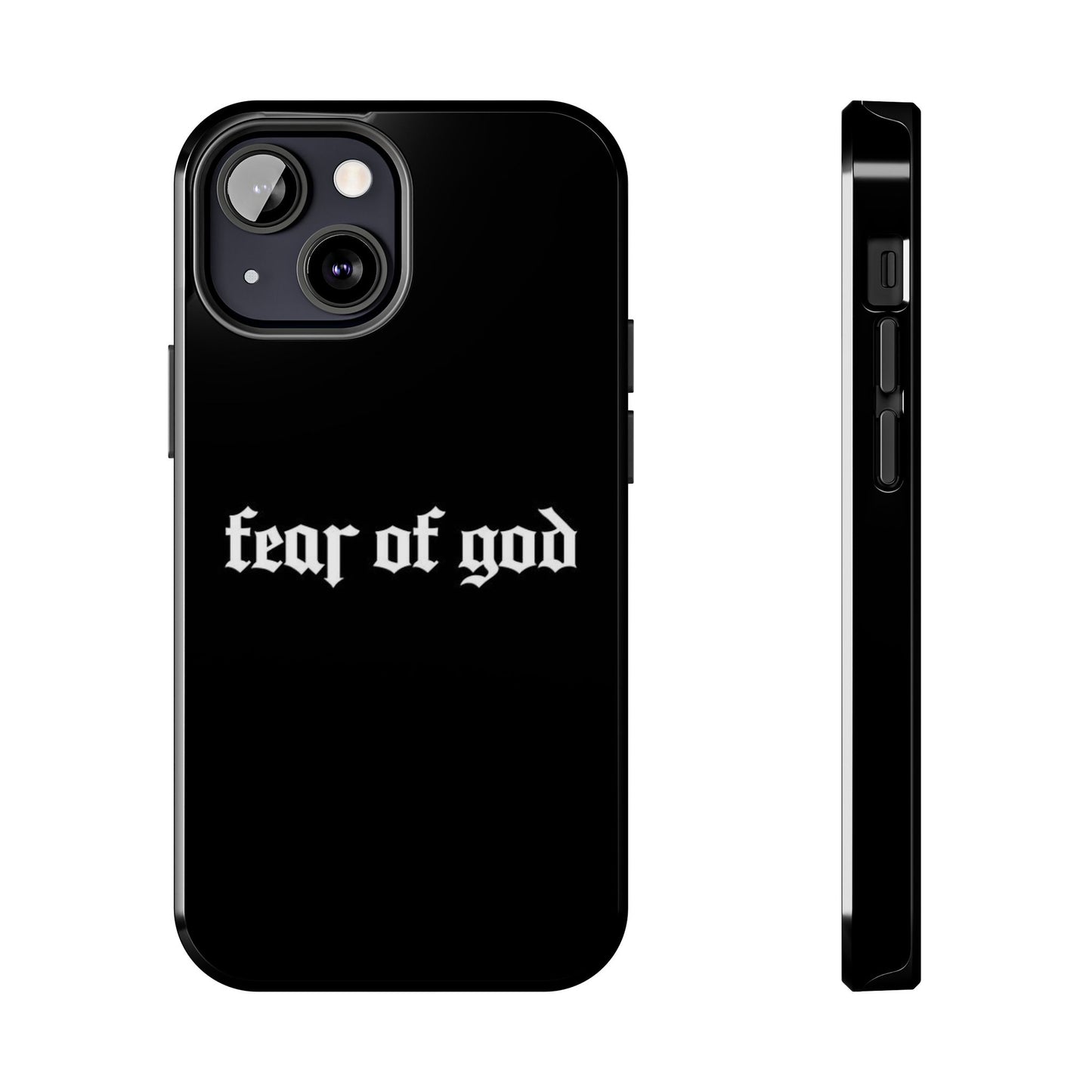 BLACK - Tough Phone Case