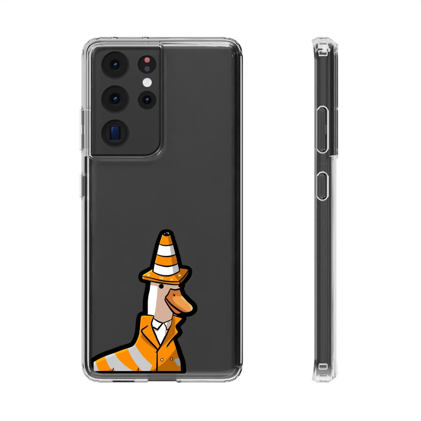 SAFE DUCK - Clear Phone Case